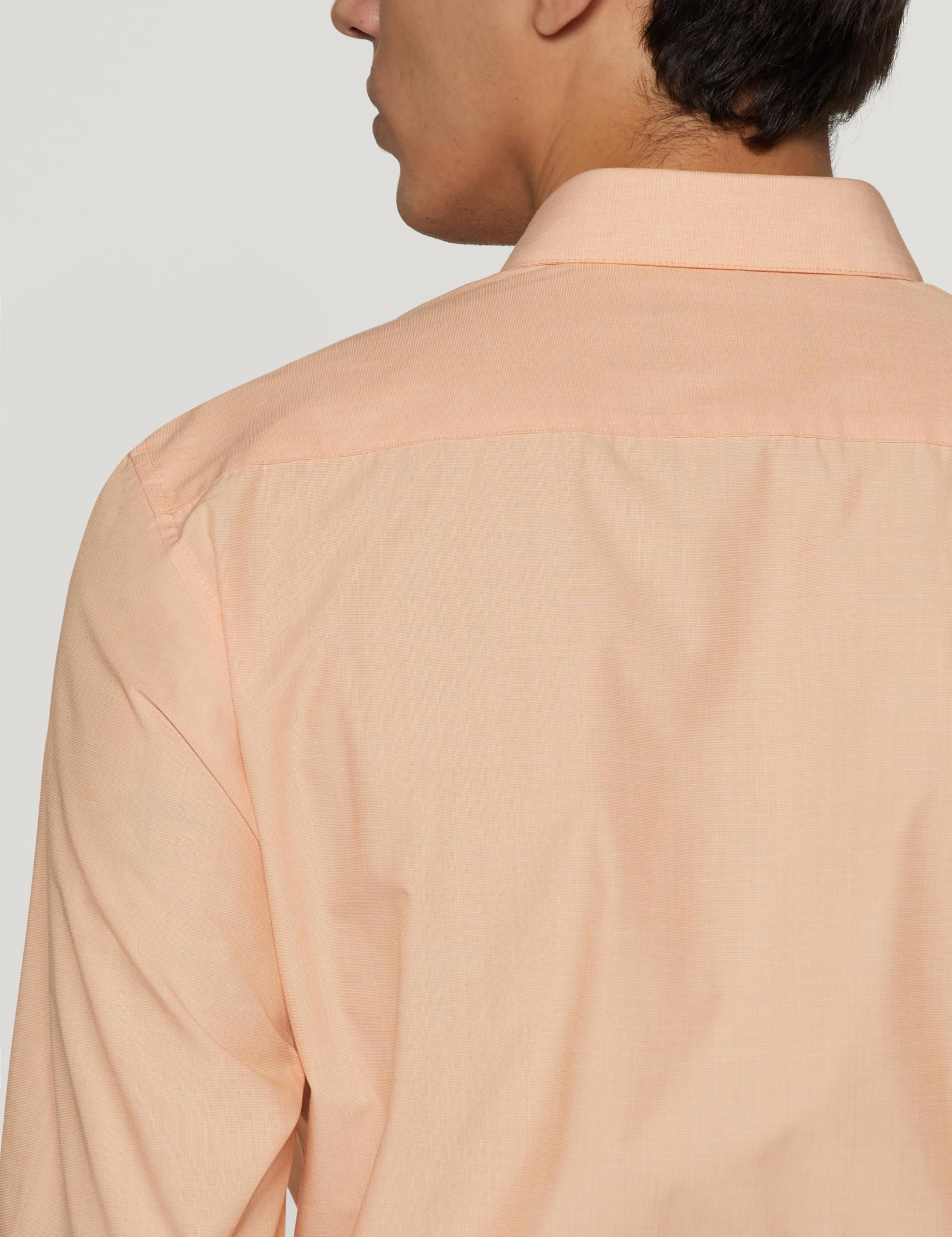 Peter England Men's Formal Shirt - Peach - Image 4