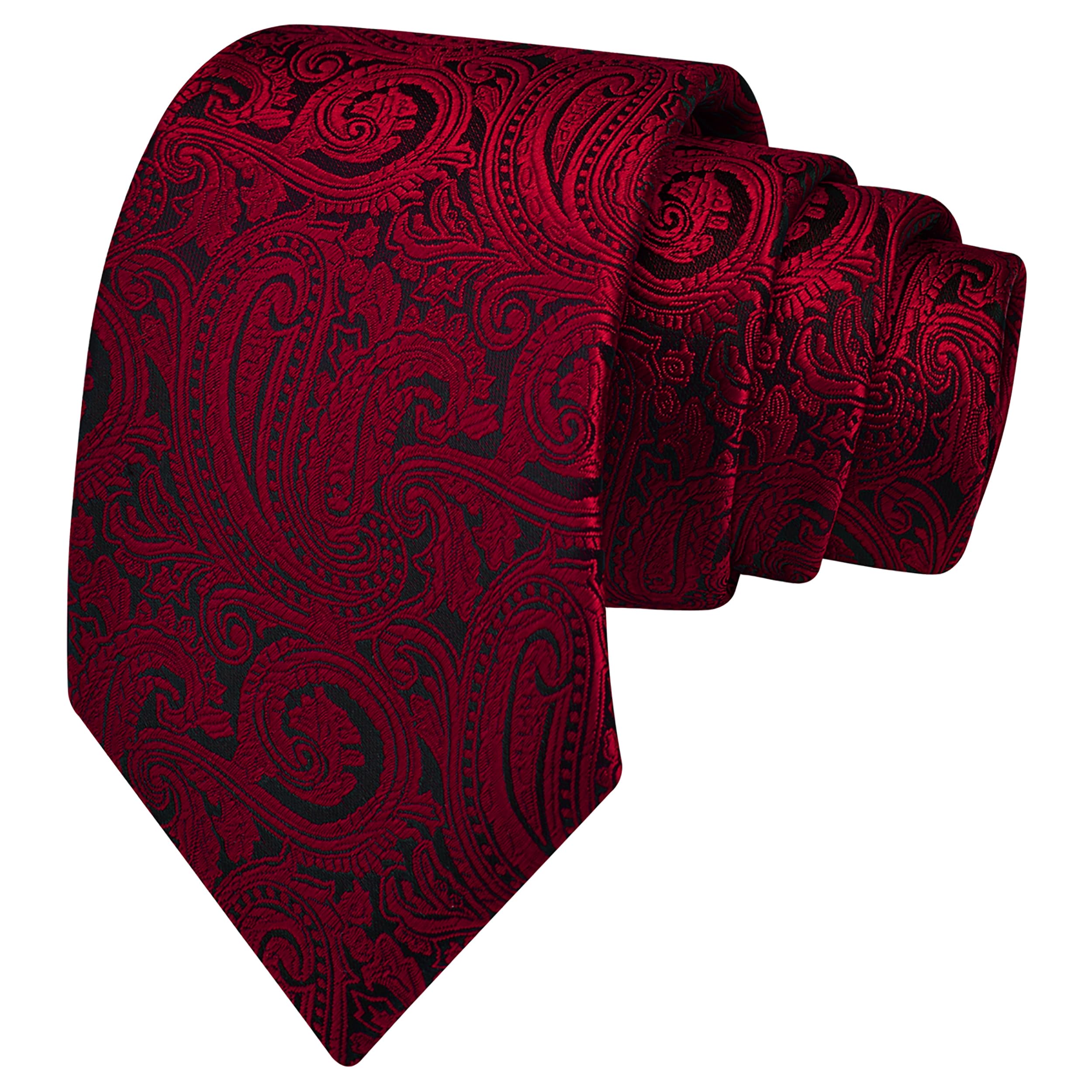 GUSLESON Mens Red Tie Set - Image 3