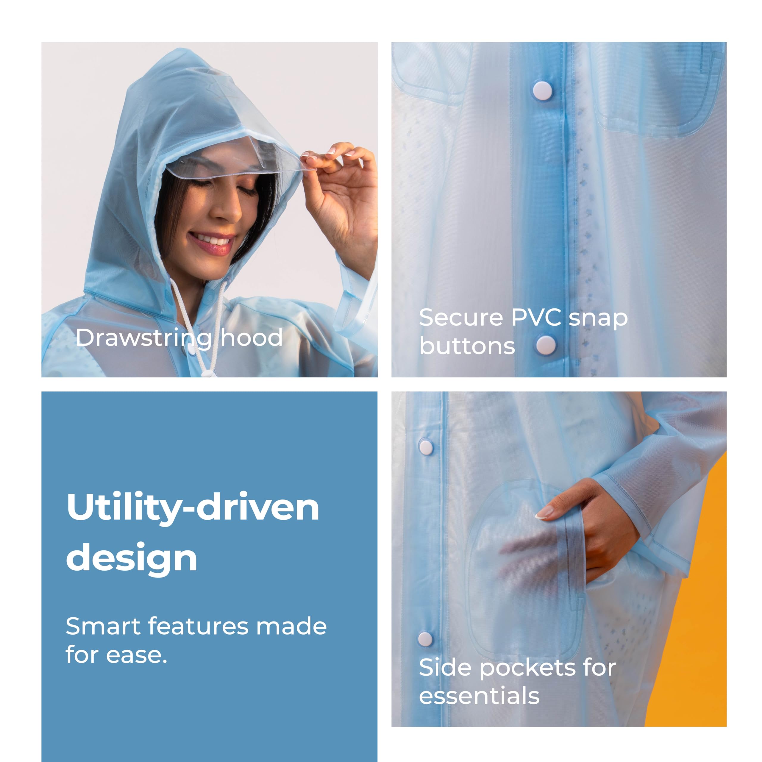 Lifelong Women's Waterproof Raincoat - Image 4