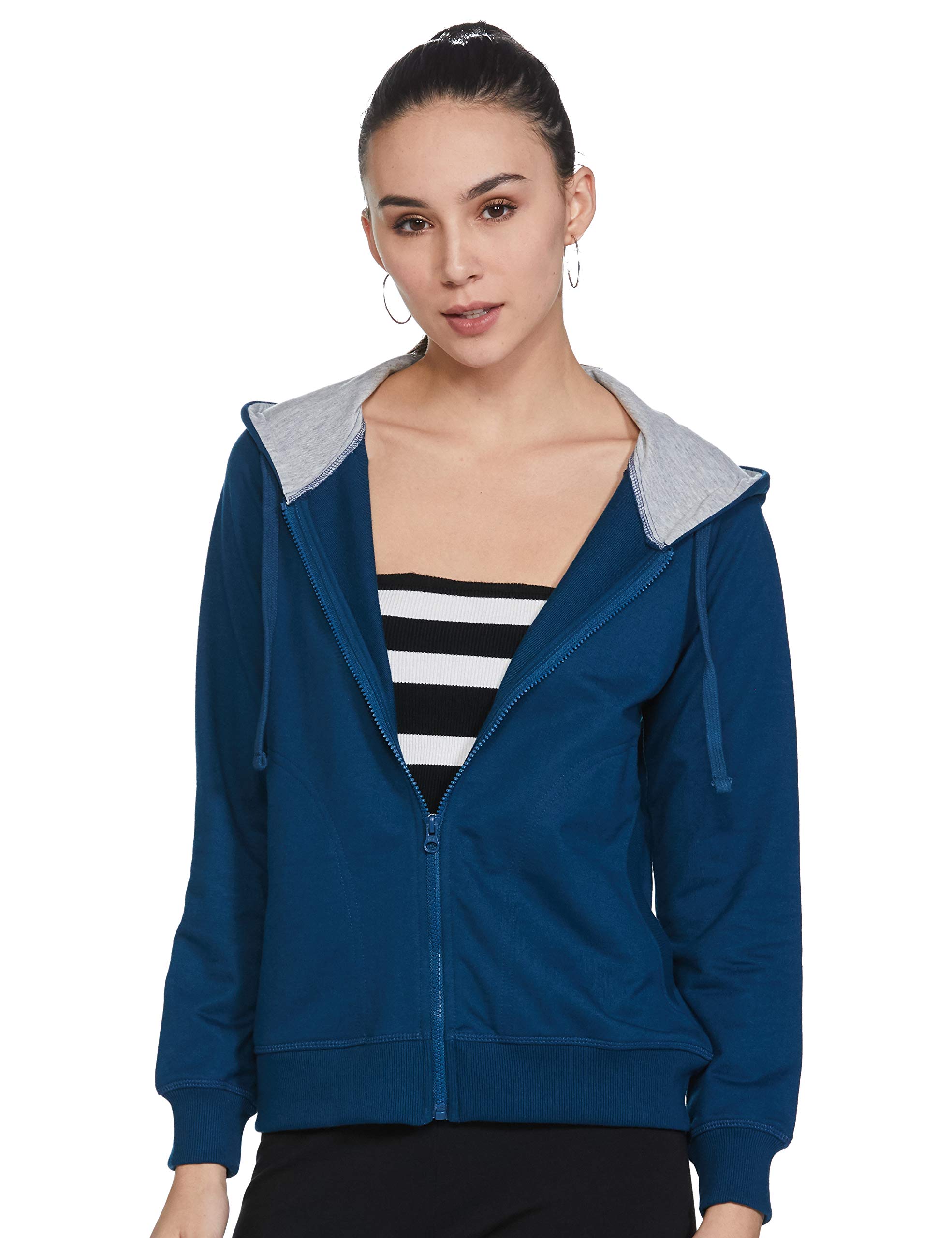 Symbol Women's Terry Hooded Sweatshirt - Poseidon Blue