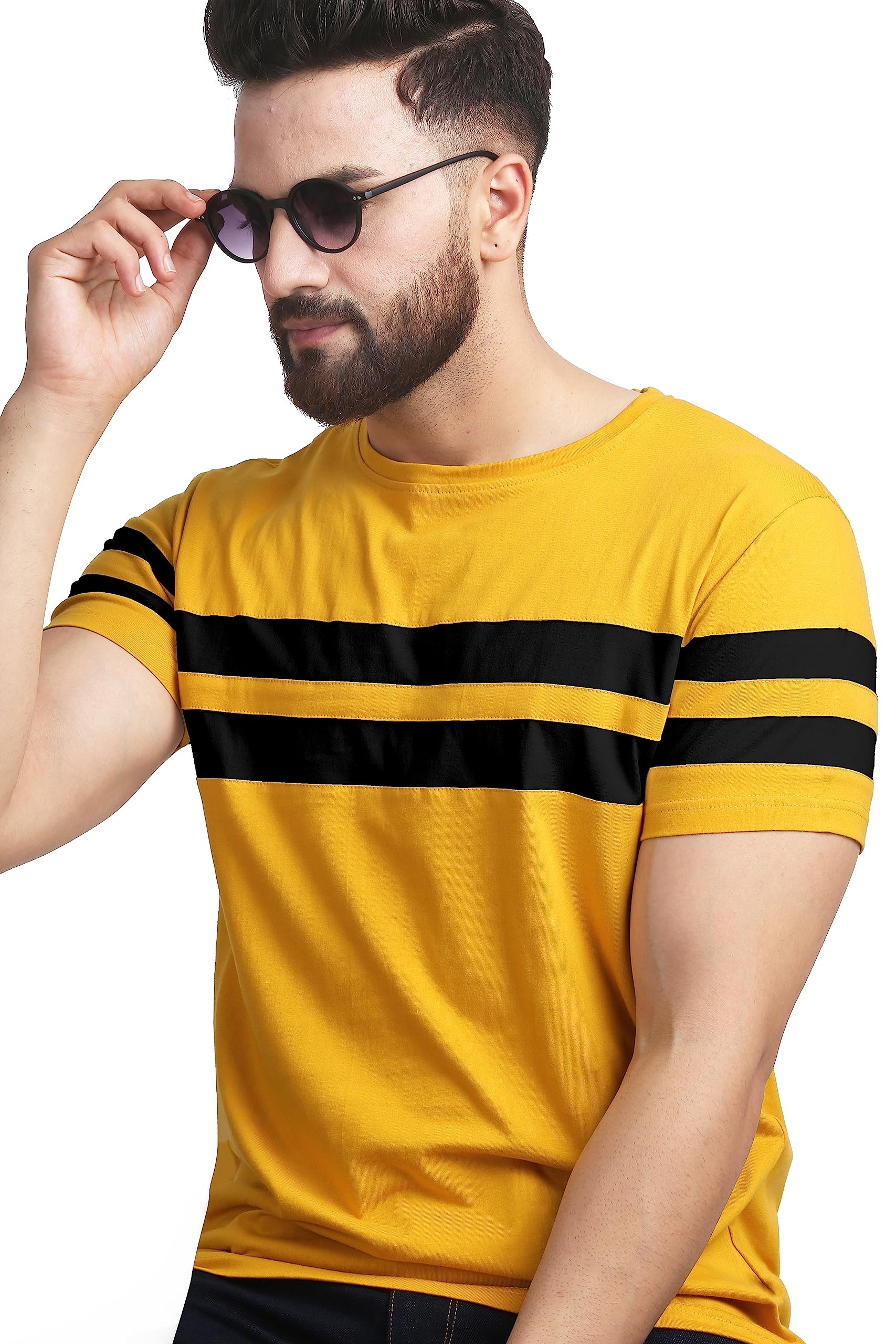 AUSK Men's T-Shirt - Mustard