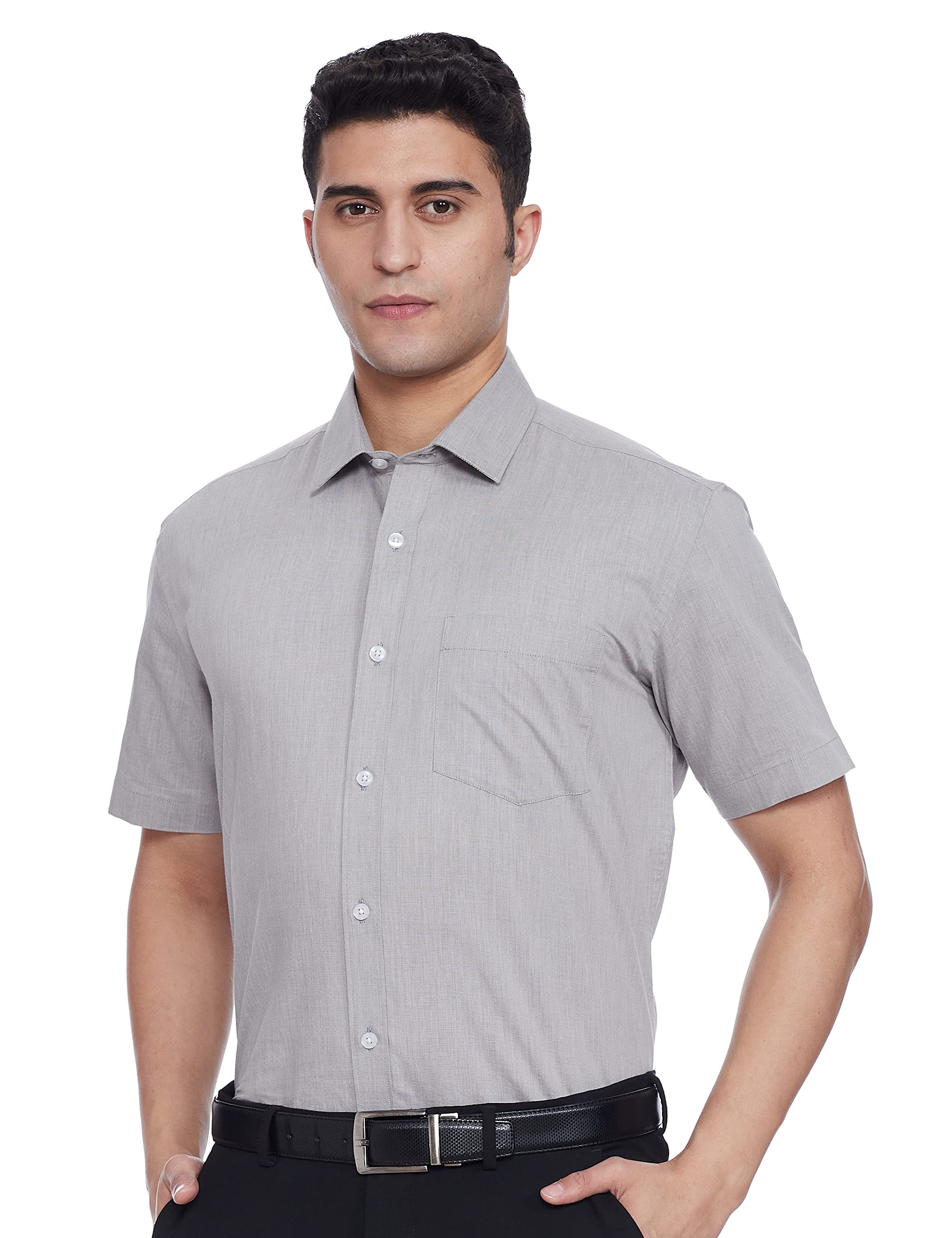 Symbol Men Formal Shirt - Grey