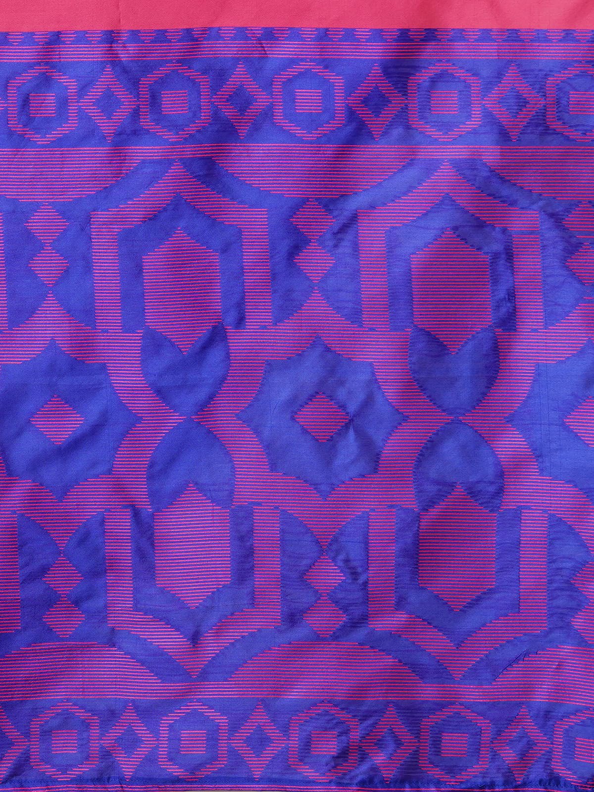 Banarasi Silk Saree - Dark Pink - Image 5