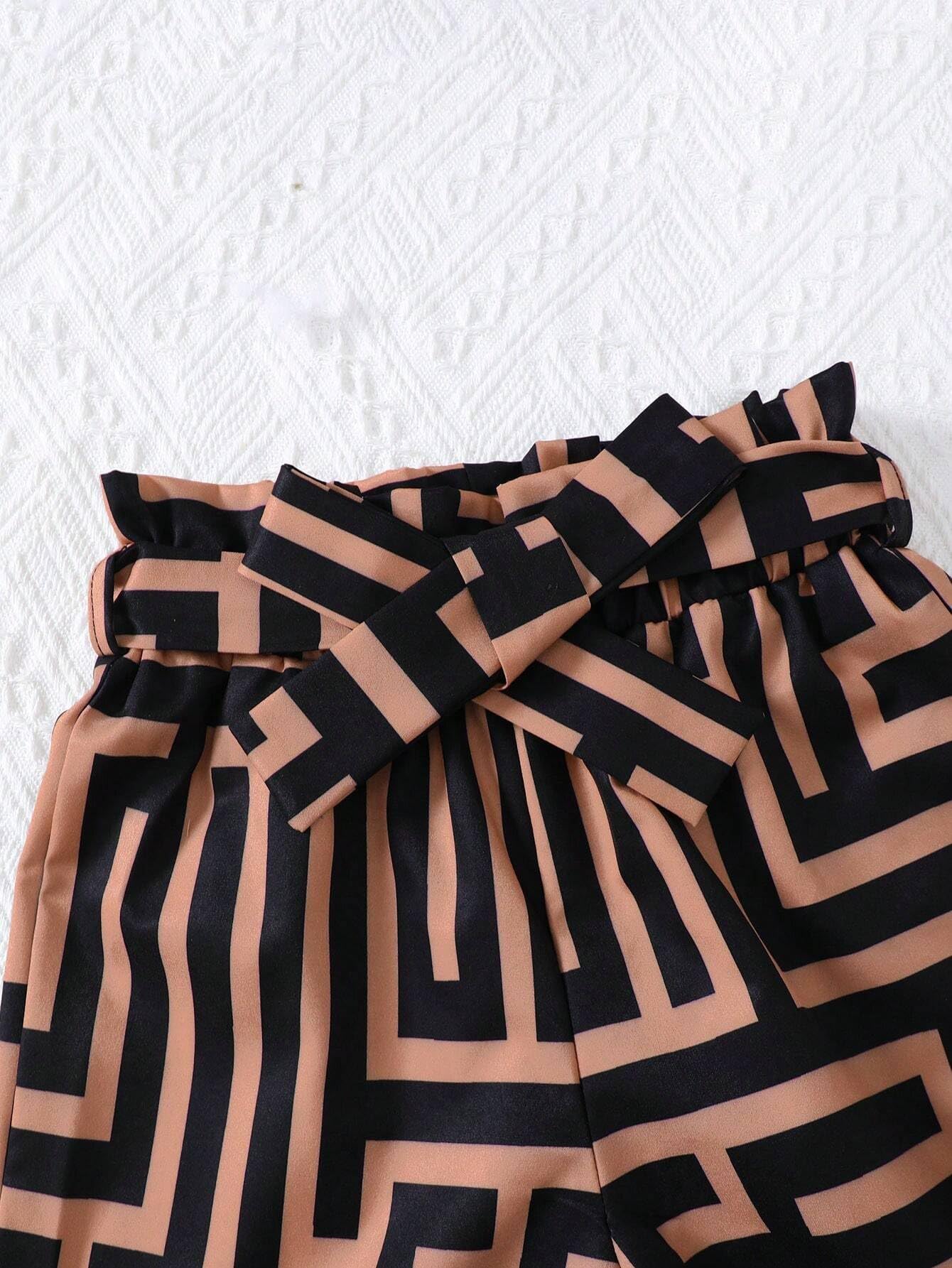 TAGAS Girls Solid Tank Top & Polka Dot Pants - Image 5