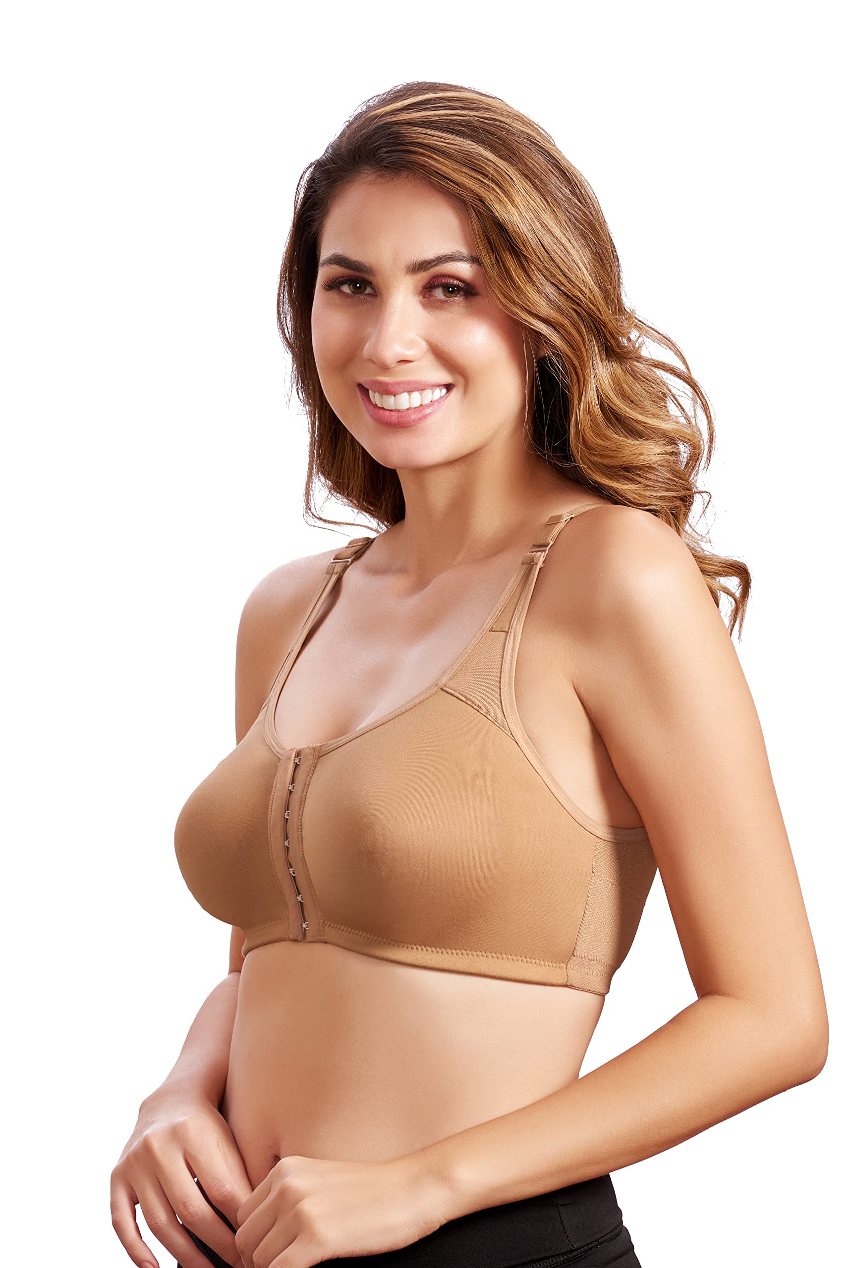 MAROON Women Cotton Brushed Lycra Bra - Maroon - Image 4