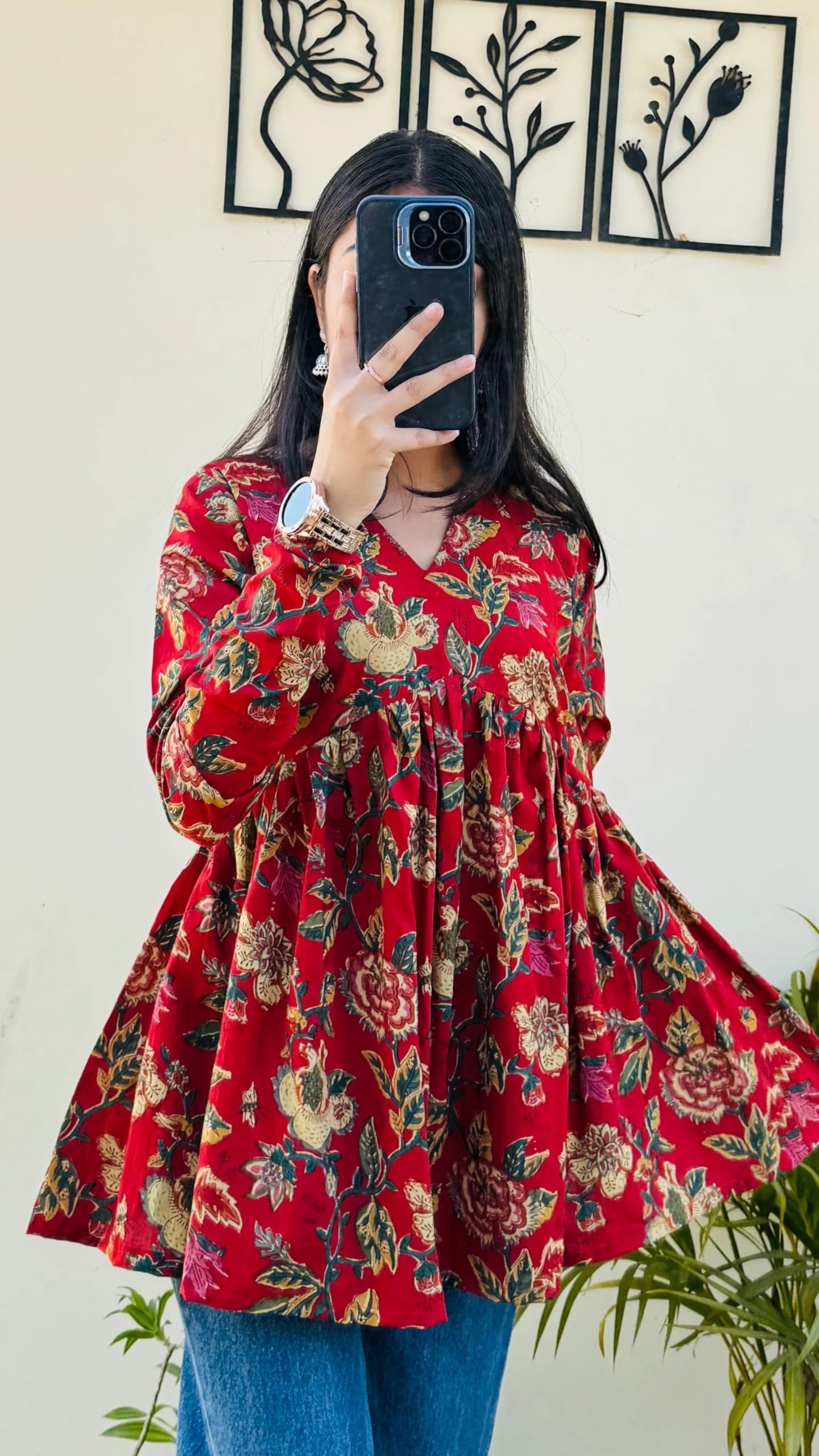 FAIZ TEXTILE Women's Printed Short Kurti - Image 3