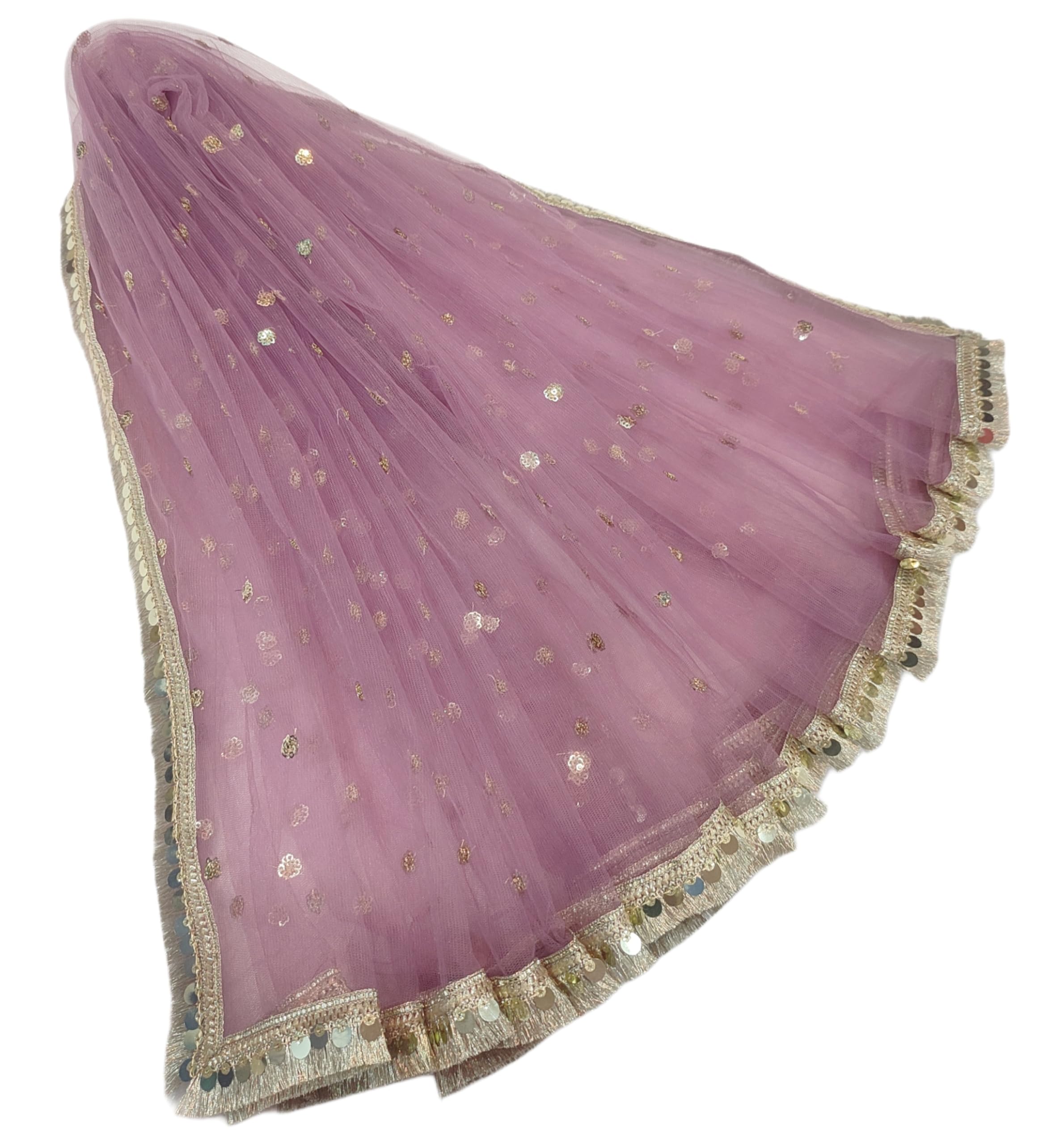 Navti Women Lightweight Net Dupatta with Sequence Embroidery - Image 4