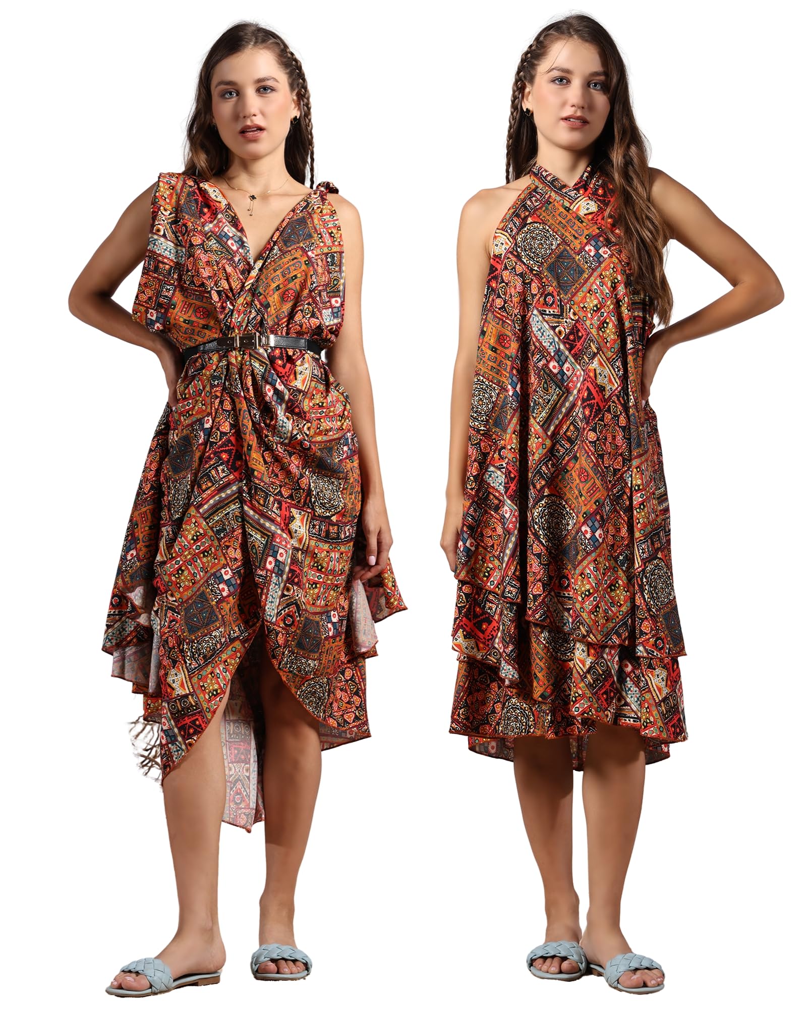 KE Kanha Exports Long Wrap Skirt for Women - Image 3