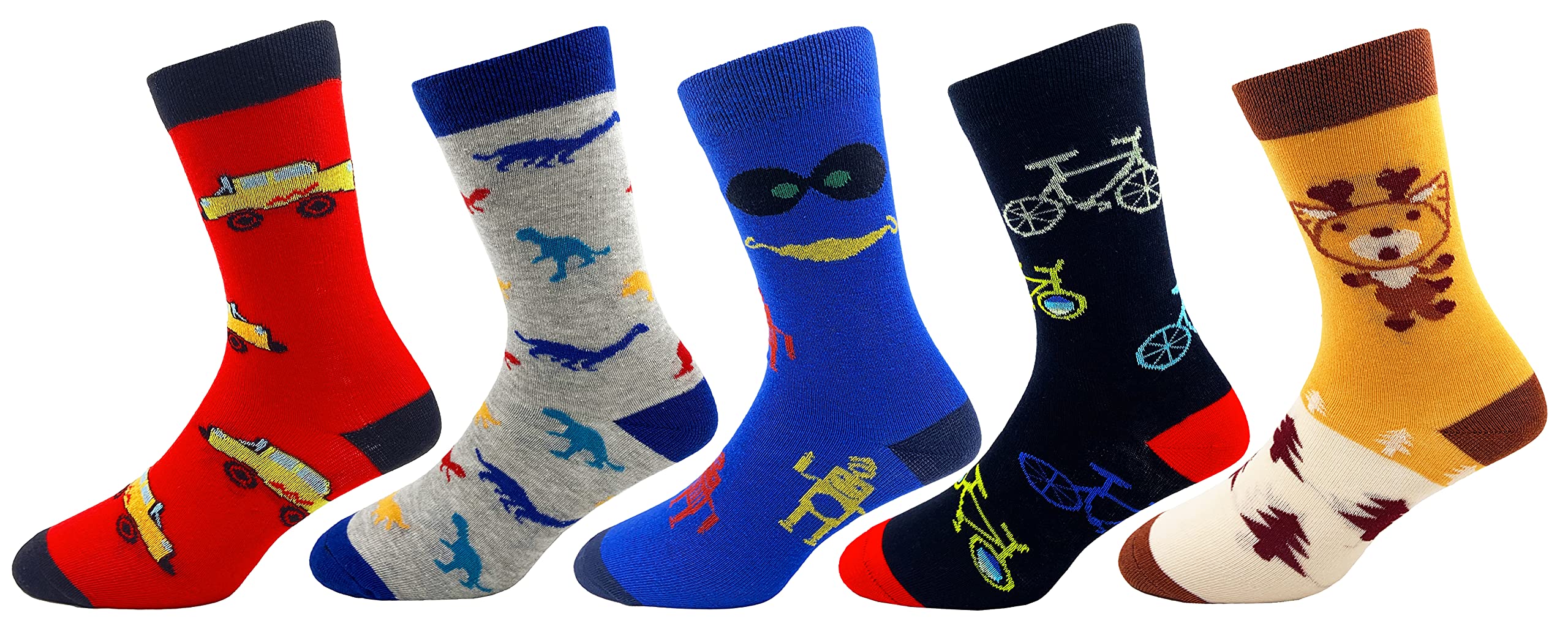 RC ROYAL CLASS Kids Calf Socks - Multicoloured Cotton