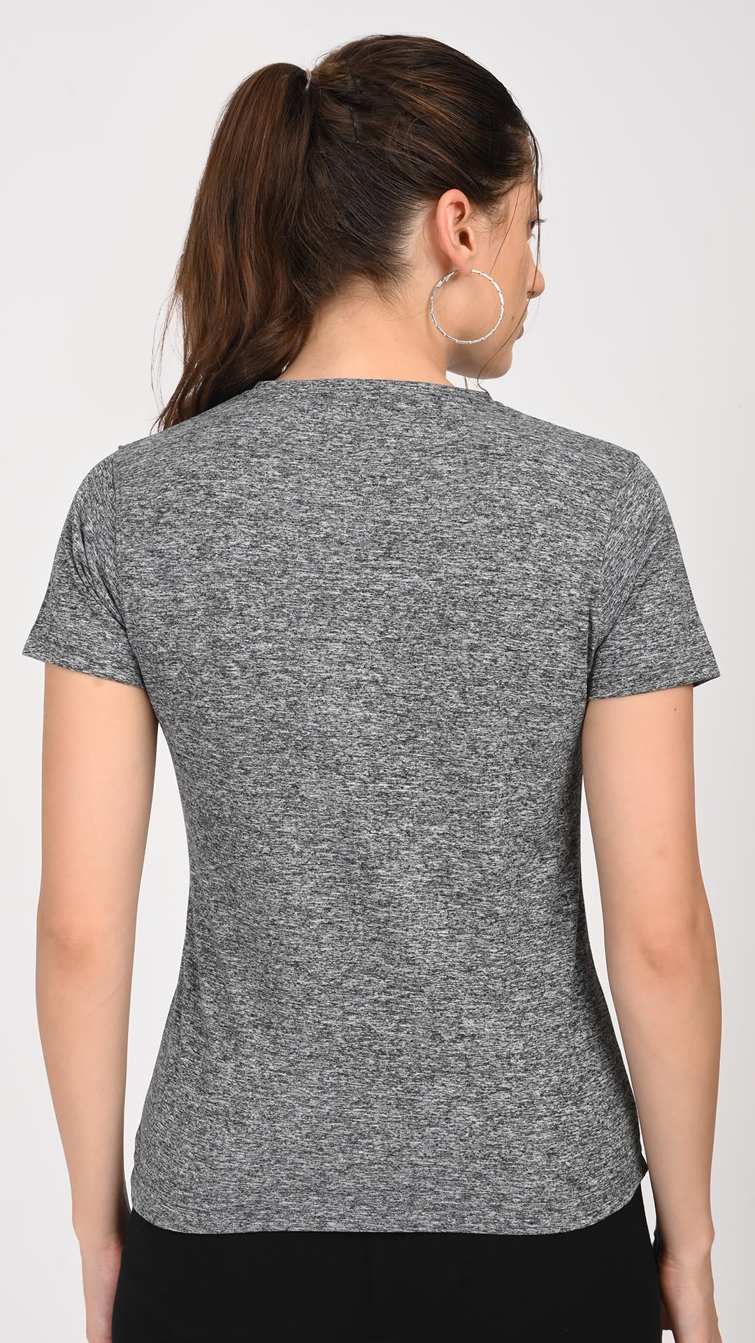 COPPERSMITH Women's Solid Quick Dry Sports Active Wear - V Neck - Image 3