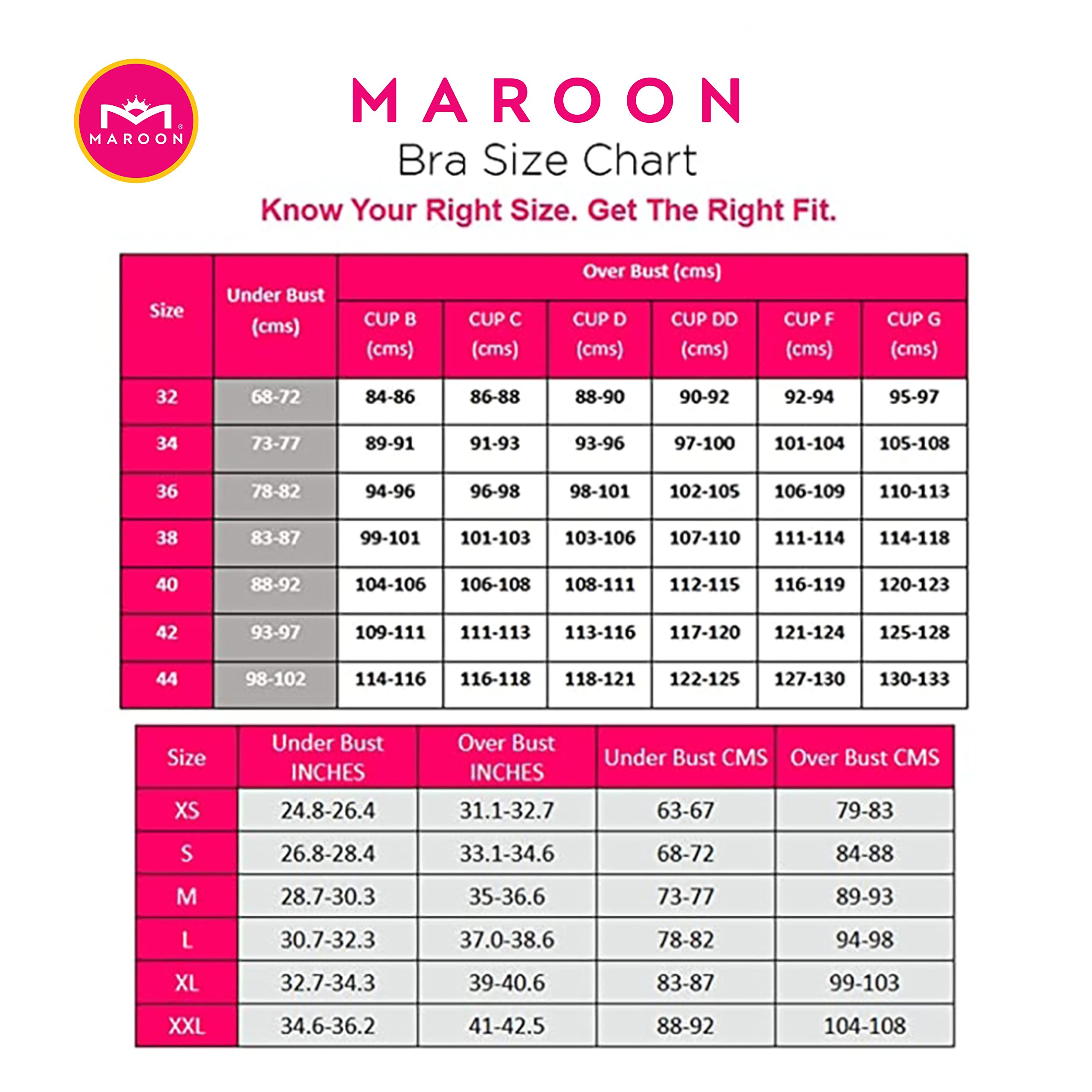 MAROON Women Cotton Brushed Lycra Bra - Maroon - Image 5