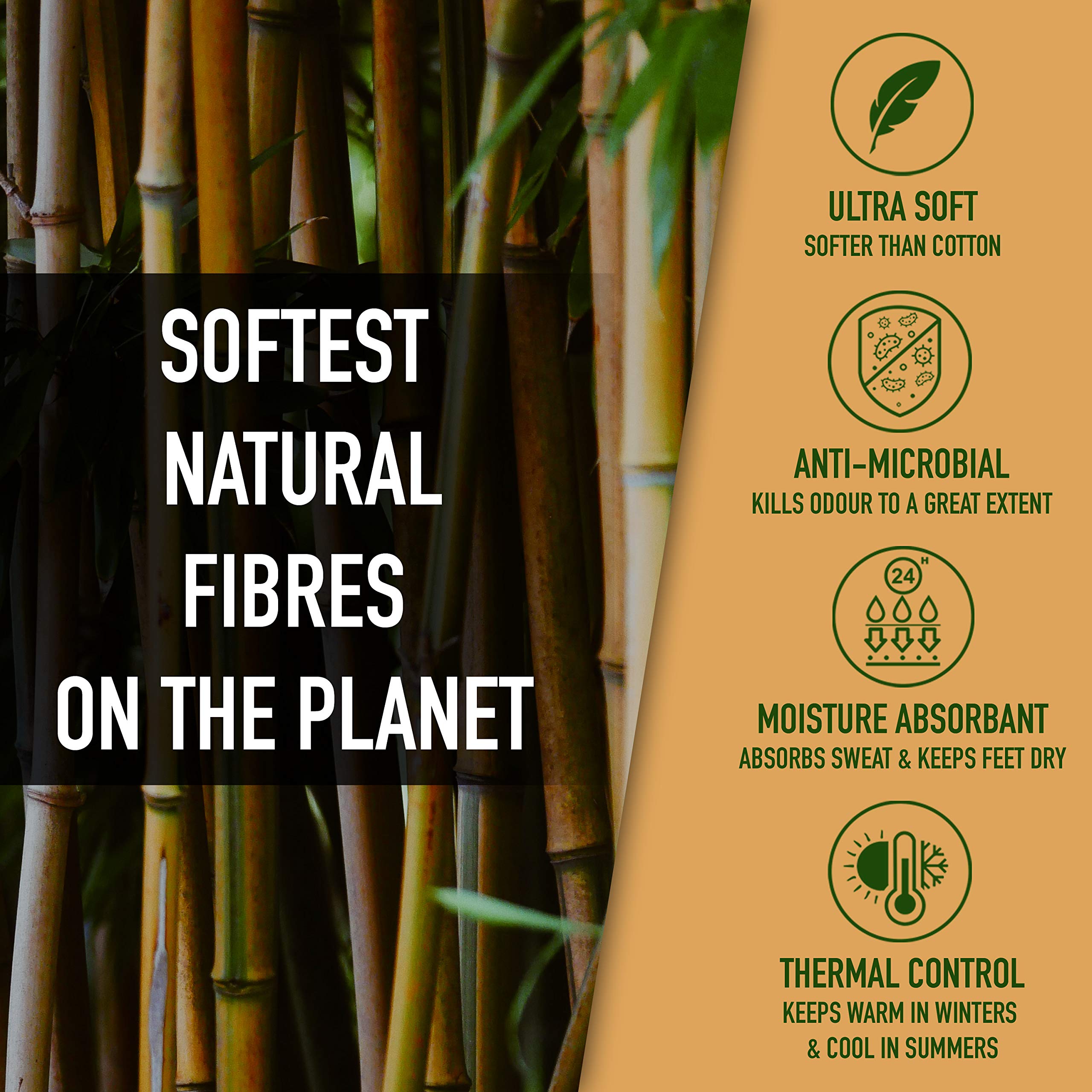 BAMBOS Bamboo Fibre Ankle Socks for Men - Image 5