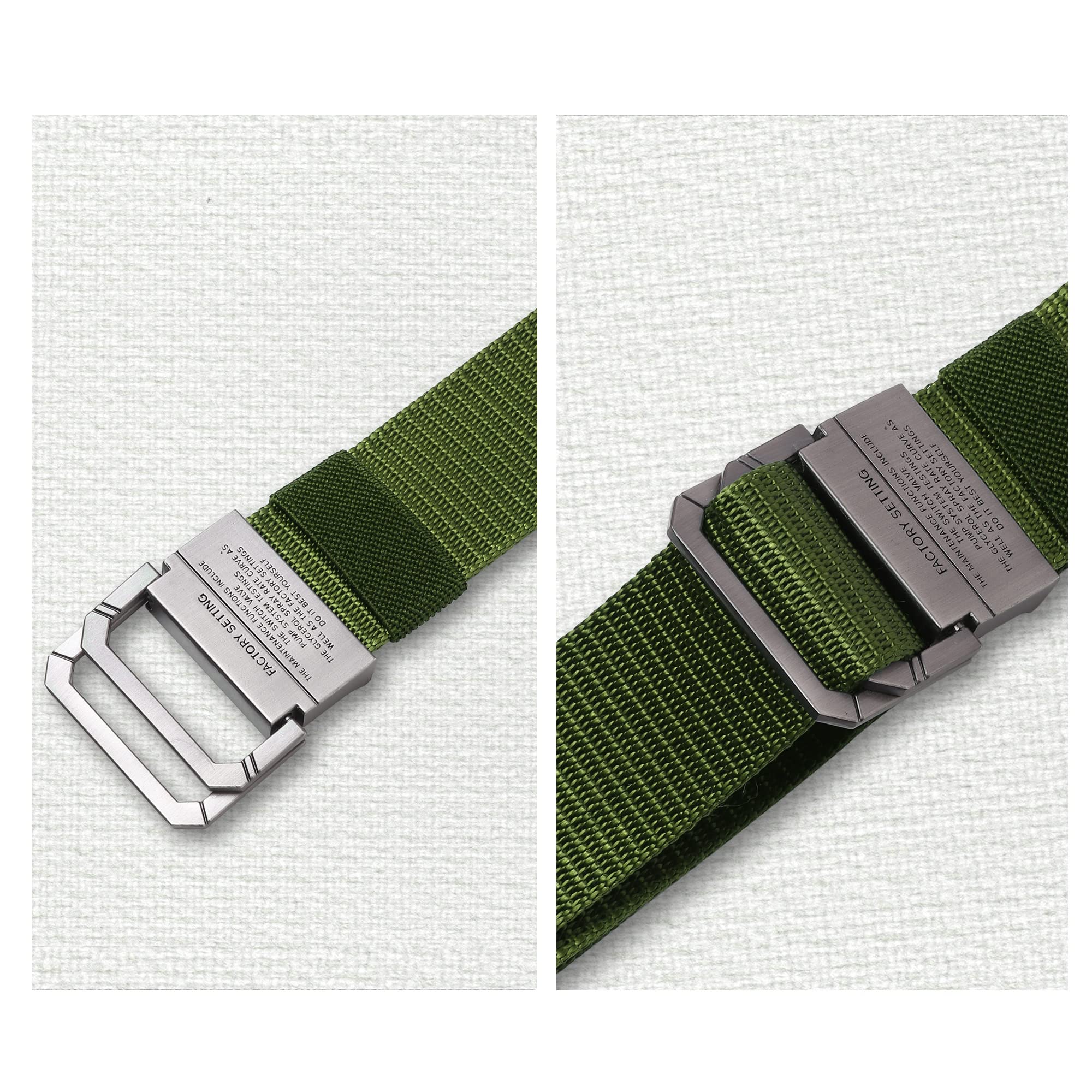 ZORO Grey Nylon Woven Fabric Belt for Men - Image 3