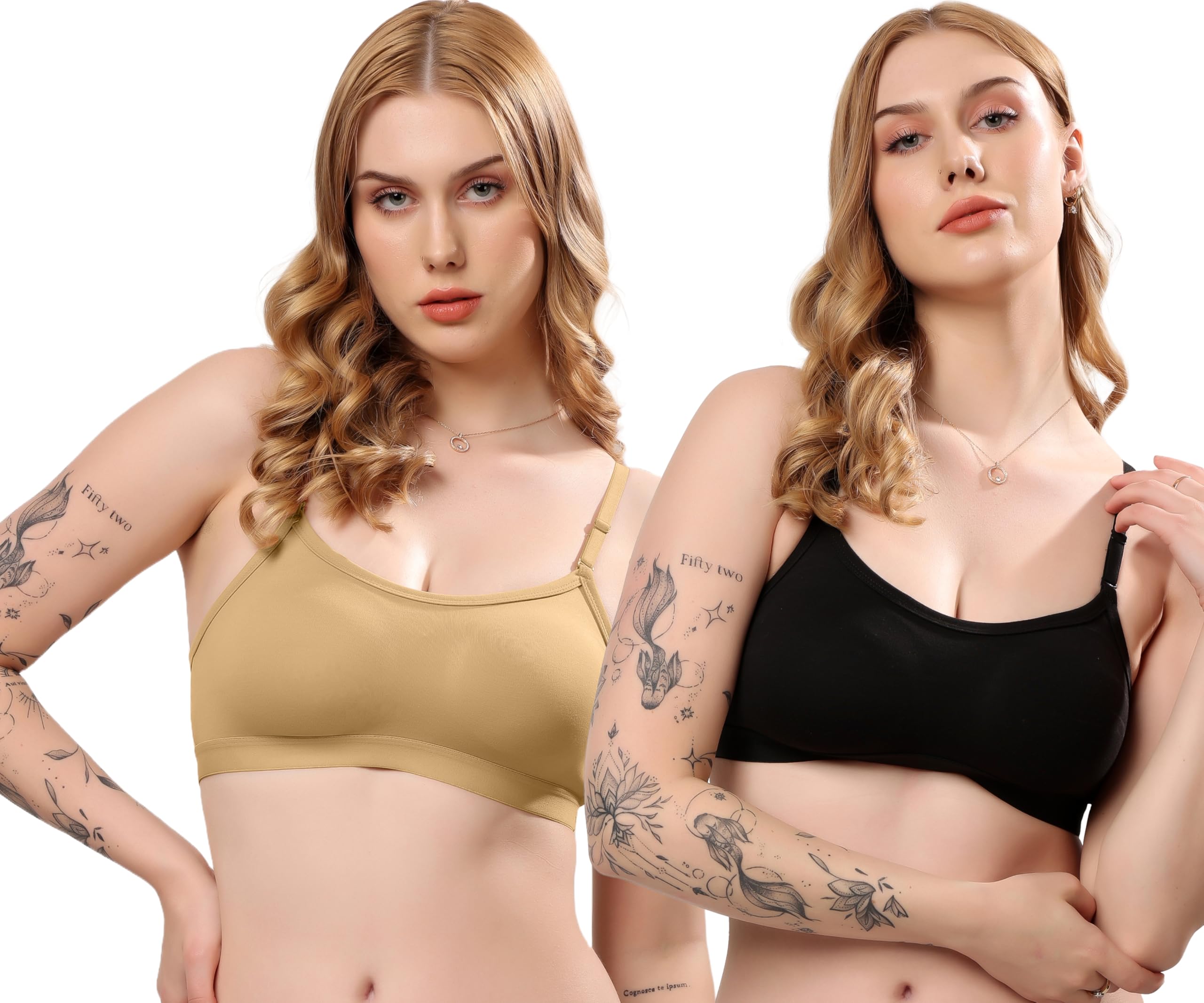 London Hills Women's Cotton Sports Bra