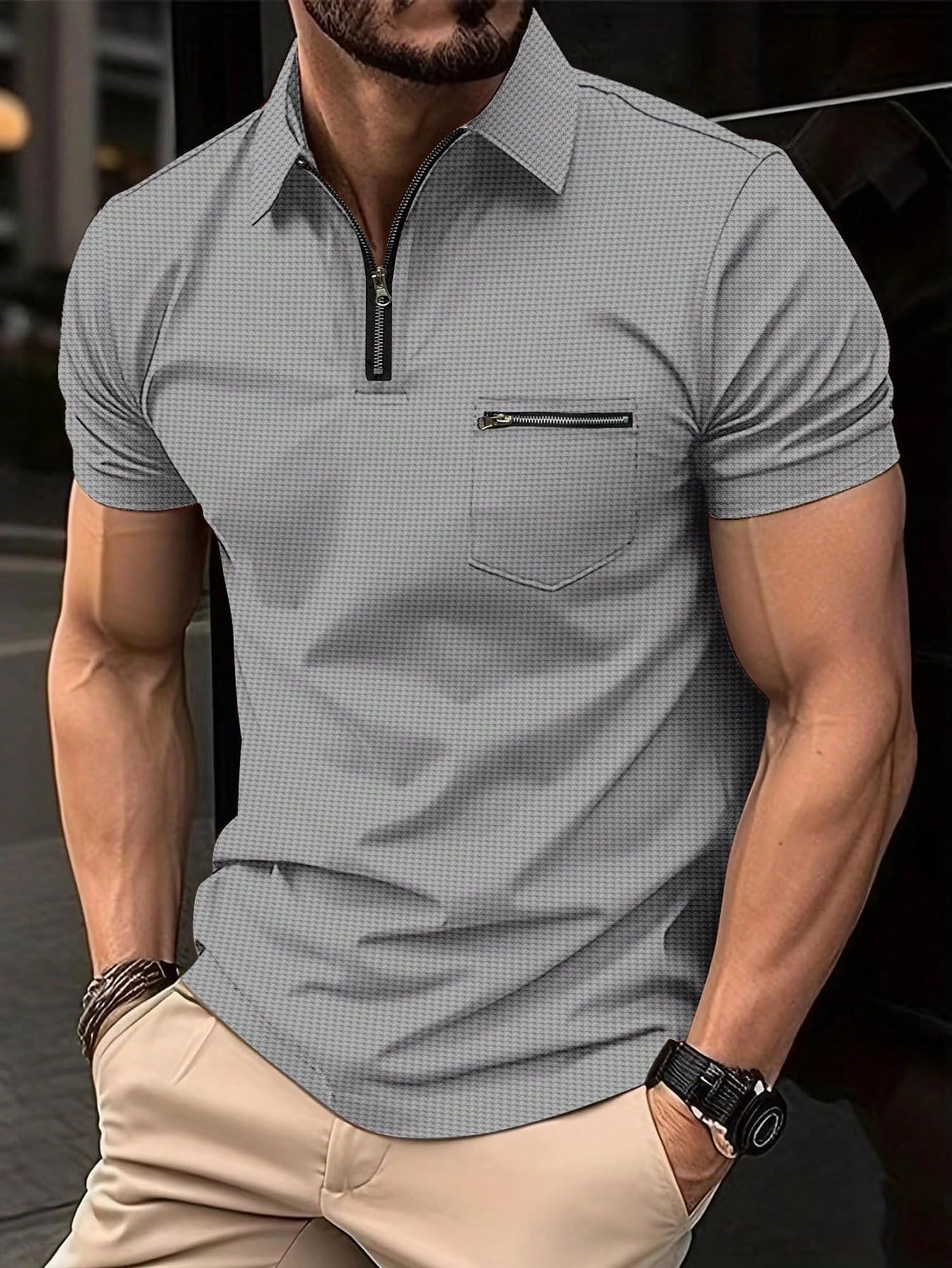 Lymio Men Cotton Casual T Shirt - Image 3