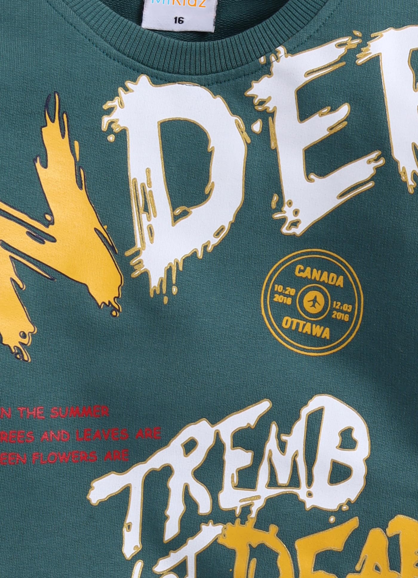 MI Kidz Cotton Winter Sweatshirt and Pant Set for Boys - Image 5