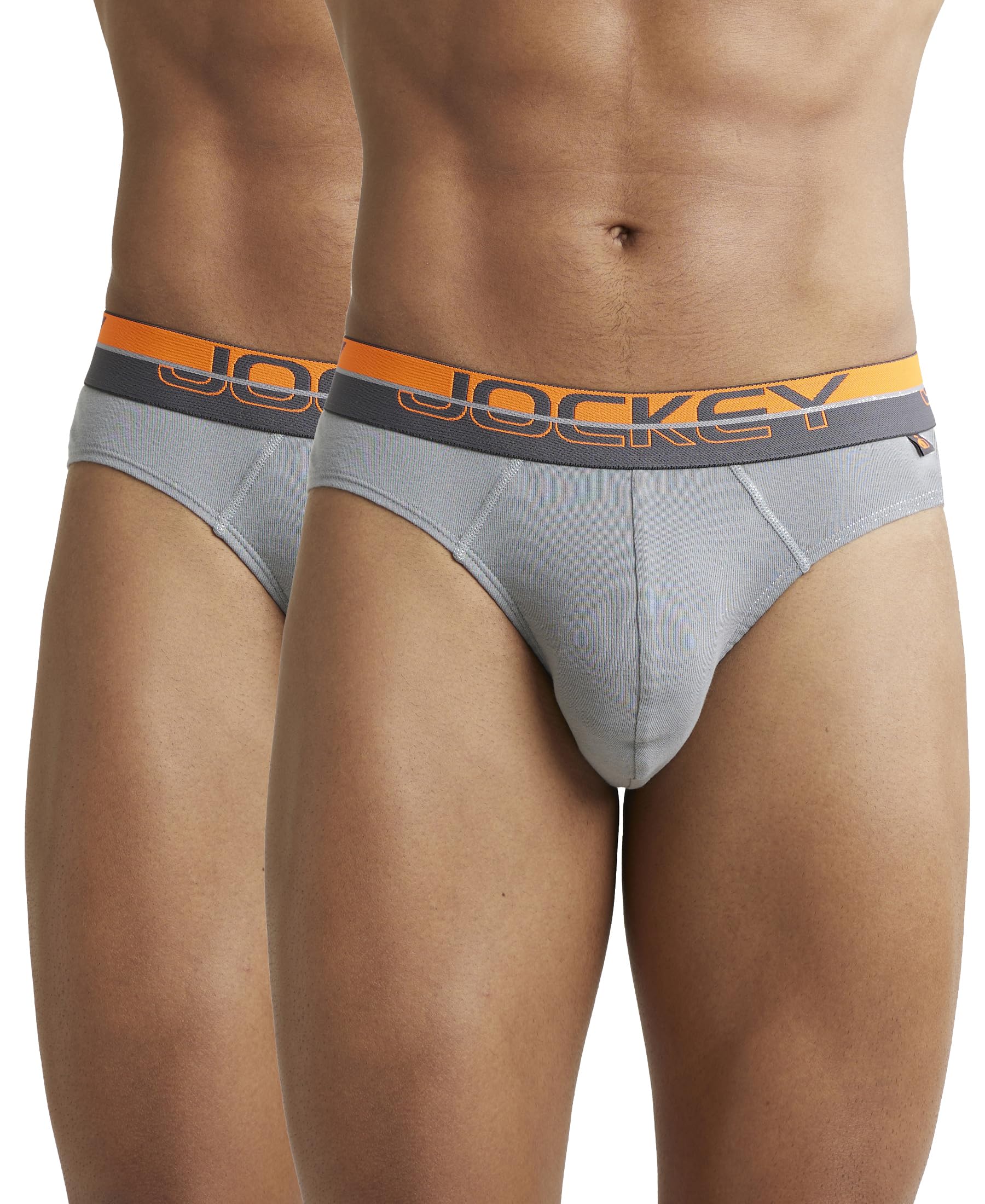 Jockey Men's Cotton Rib Solid Brief