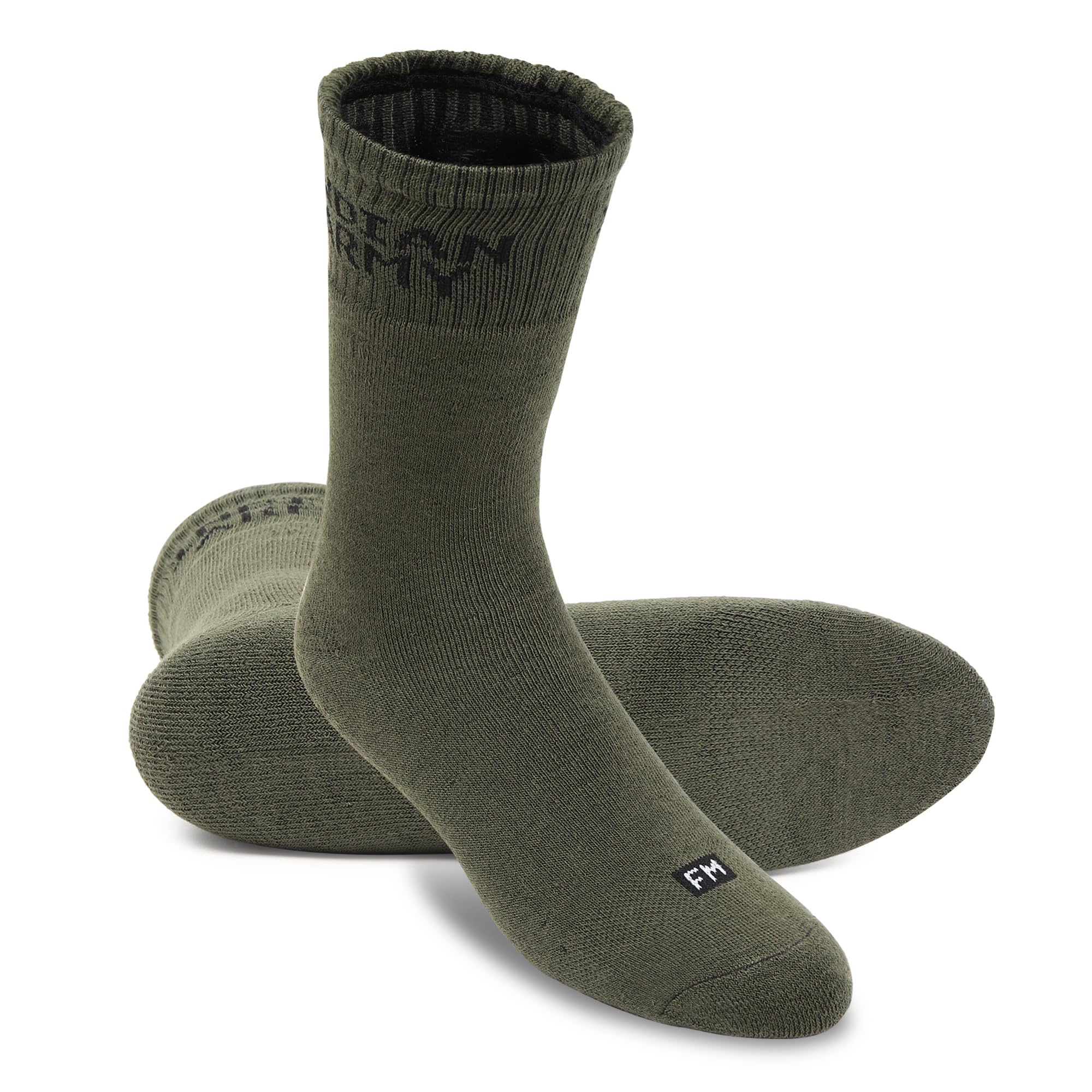 Fitness Mantra Full Length Socks - Army - Image 2