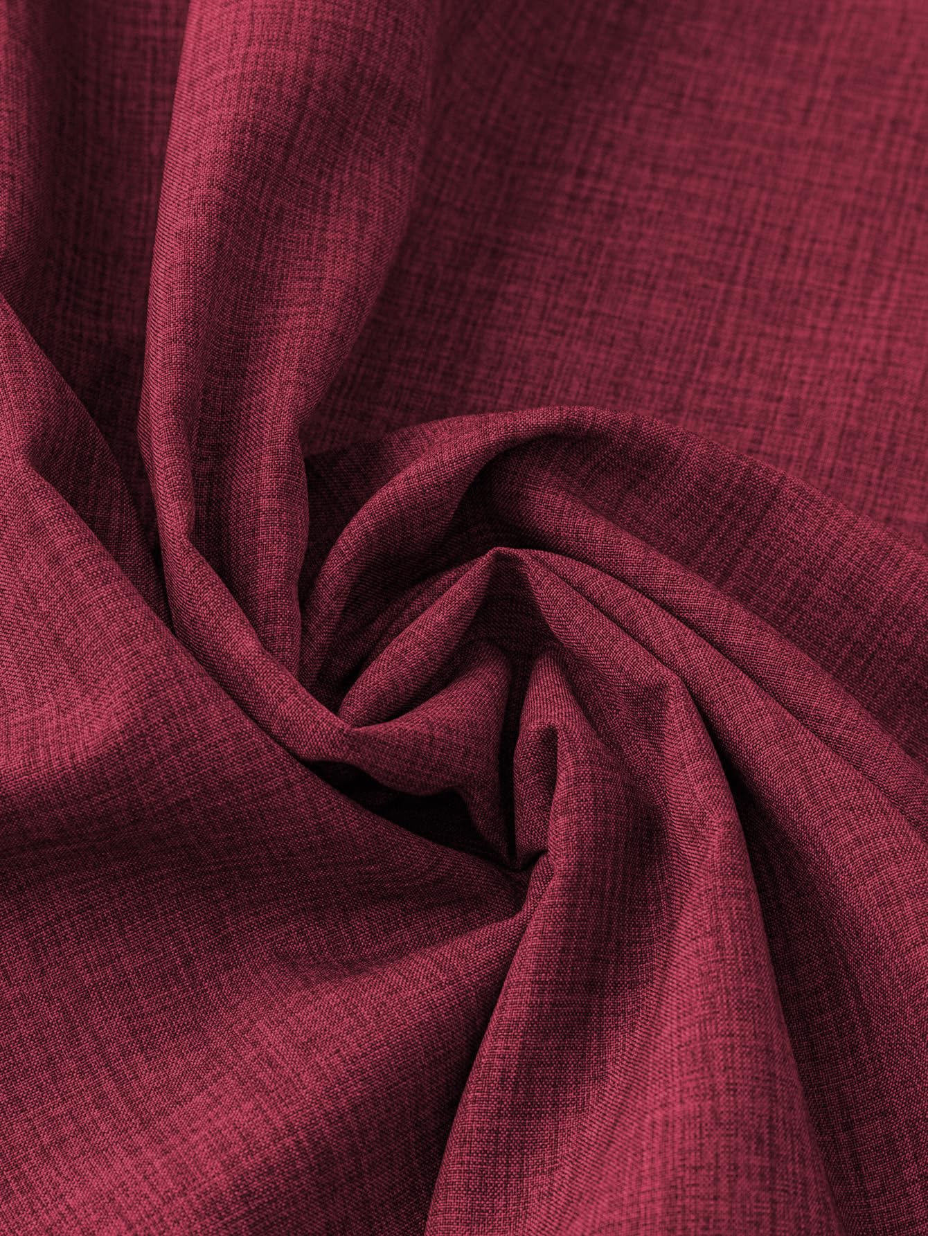 TADKEE Maroon Linen V-Neck Tunic Top for Women - Image 5