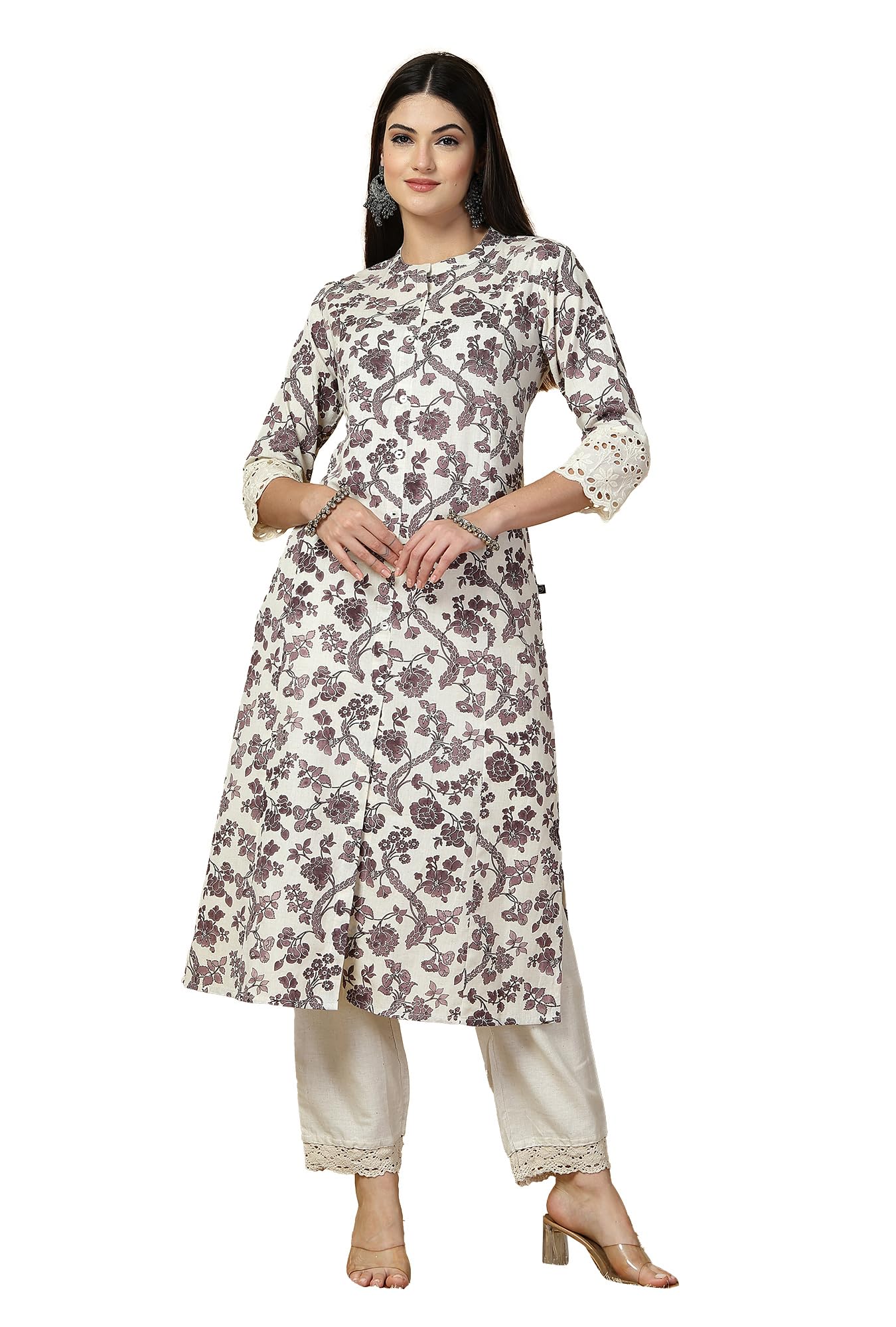 GarbGlide Women Cotton Kurta
