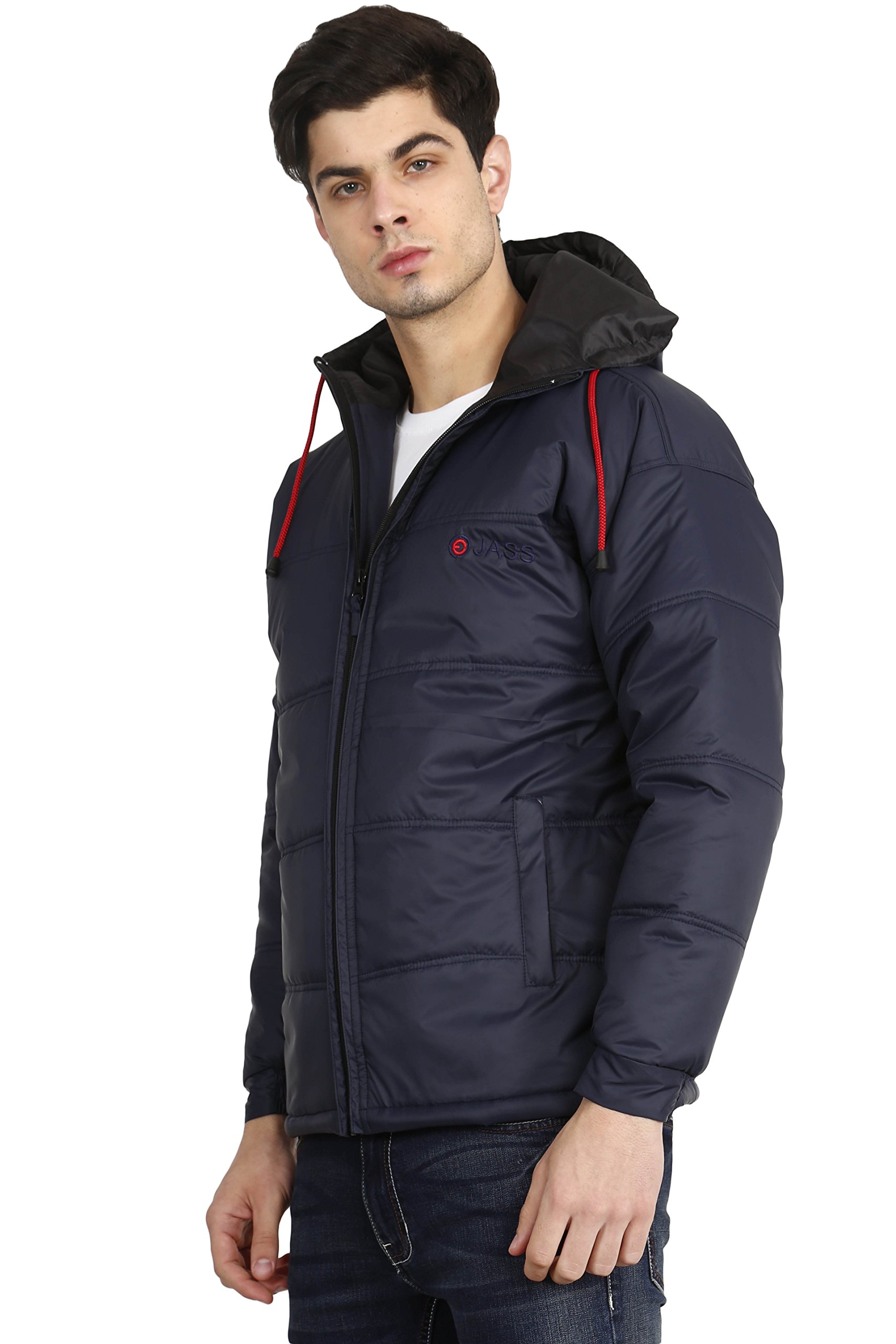 OJASS Men's Polyester Jacket - Navy Blue - Image 4