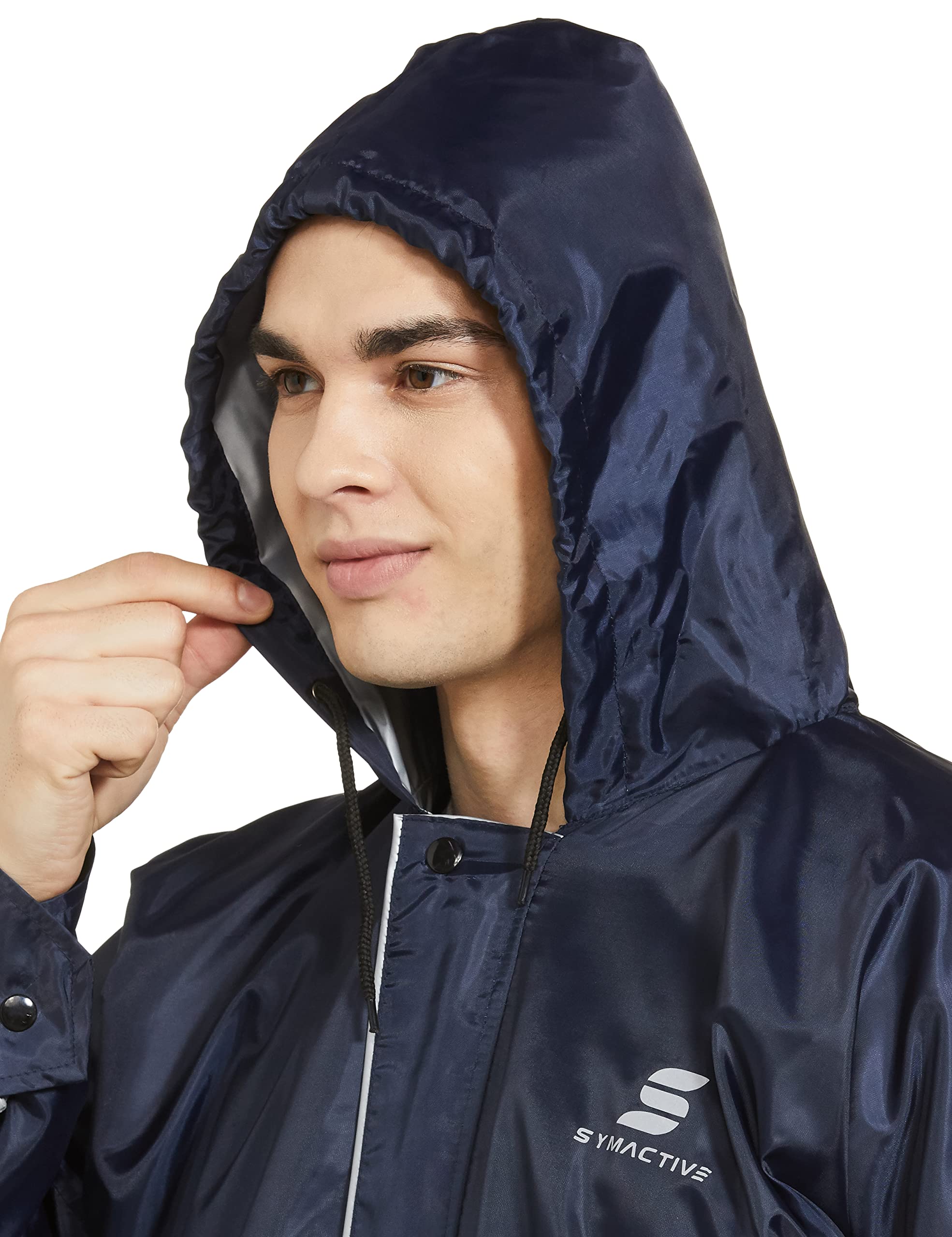 Symactive Unisex Raincoat - Blue - Image 4