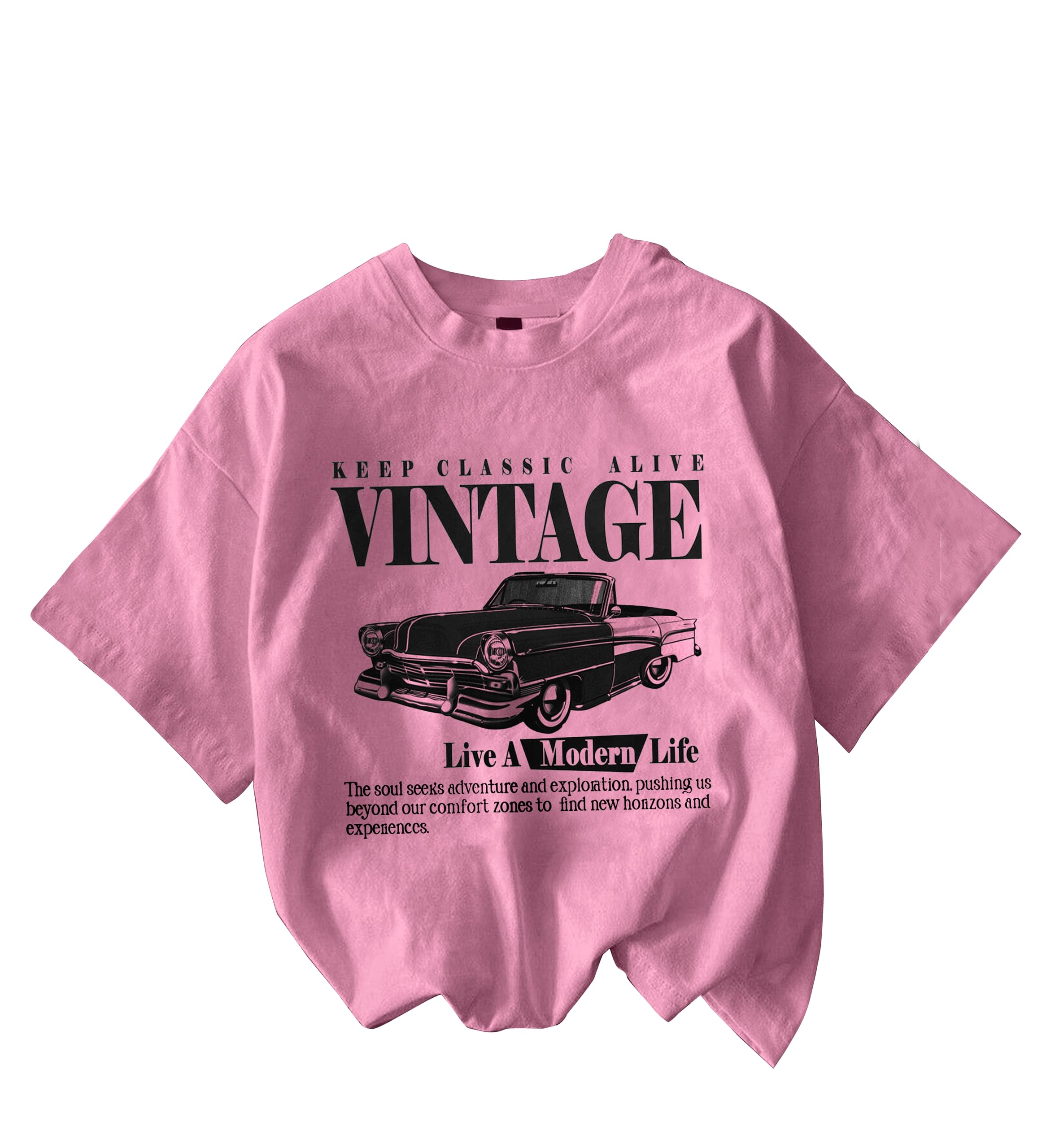 Jawdrobe Women's T-Shirt - Vintage Pink