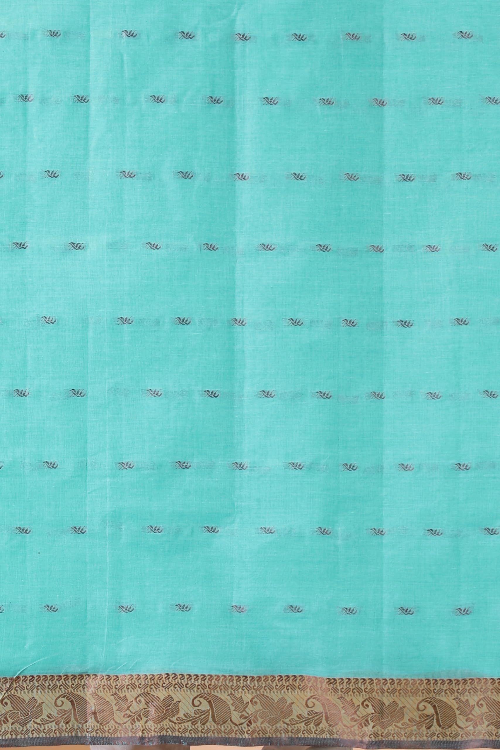 GarbGlide Women's Tant Saree - Cotton - Image 5