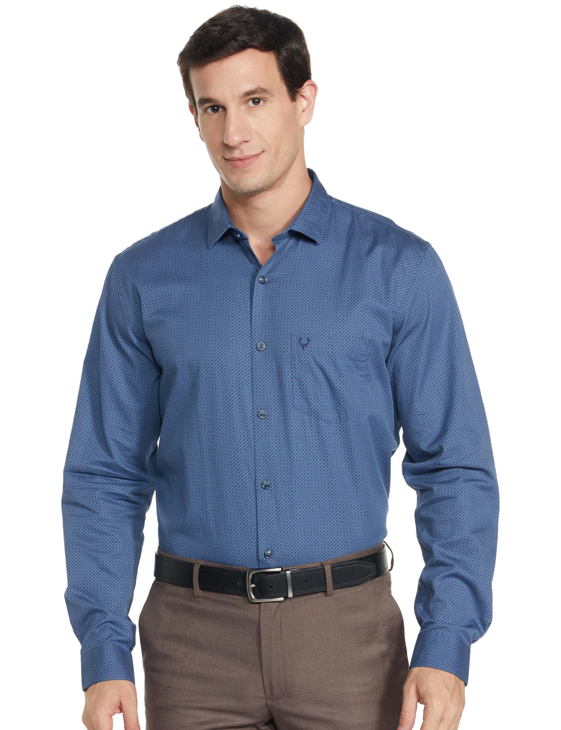Allen Solly Men Slim Fit Shirt - Blue