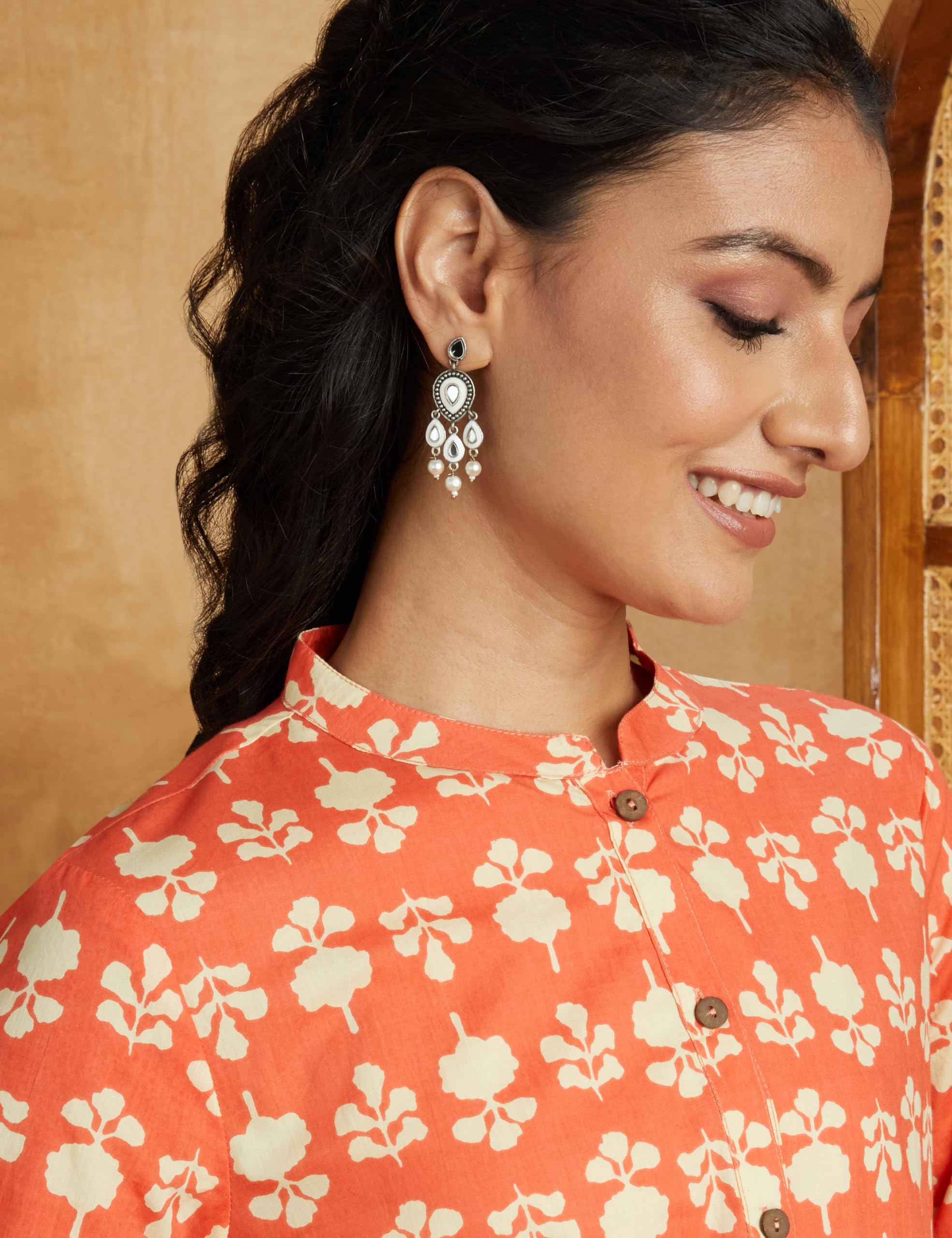 Myx Women's Printed Cotton Kurti - Image 4