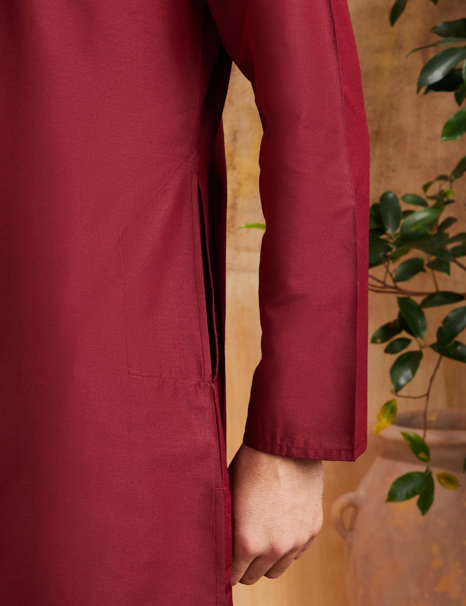 SymbolMen Rayon Embellished Kurta for Men - Image 5