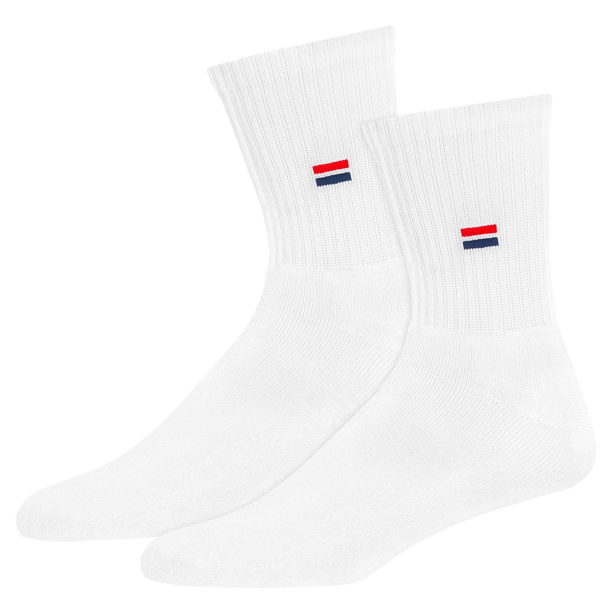 NAVYSPORT Men's Crew Length Socks - Cotton - Image 2