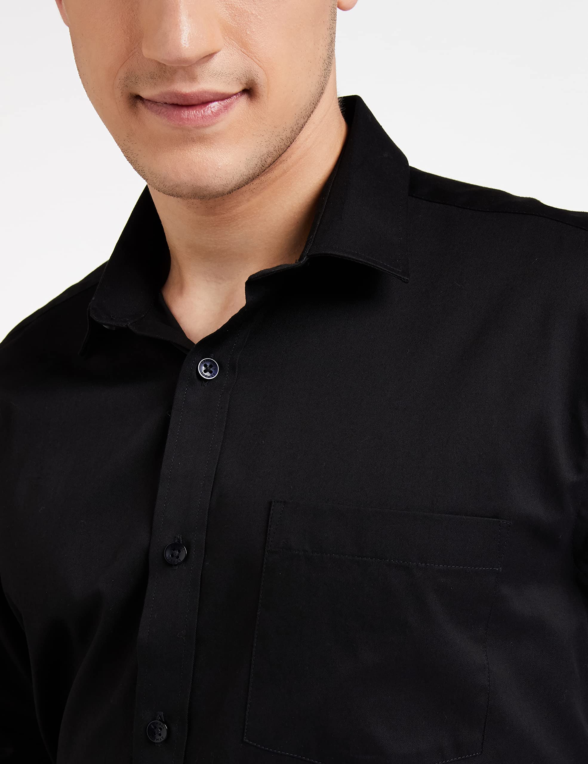 Symbol Black Formal Shirt for Men - Image 4