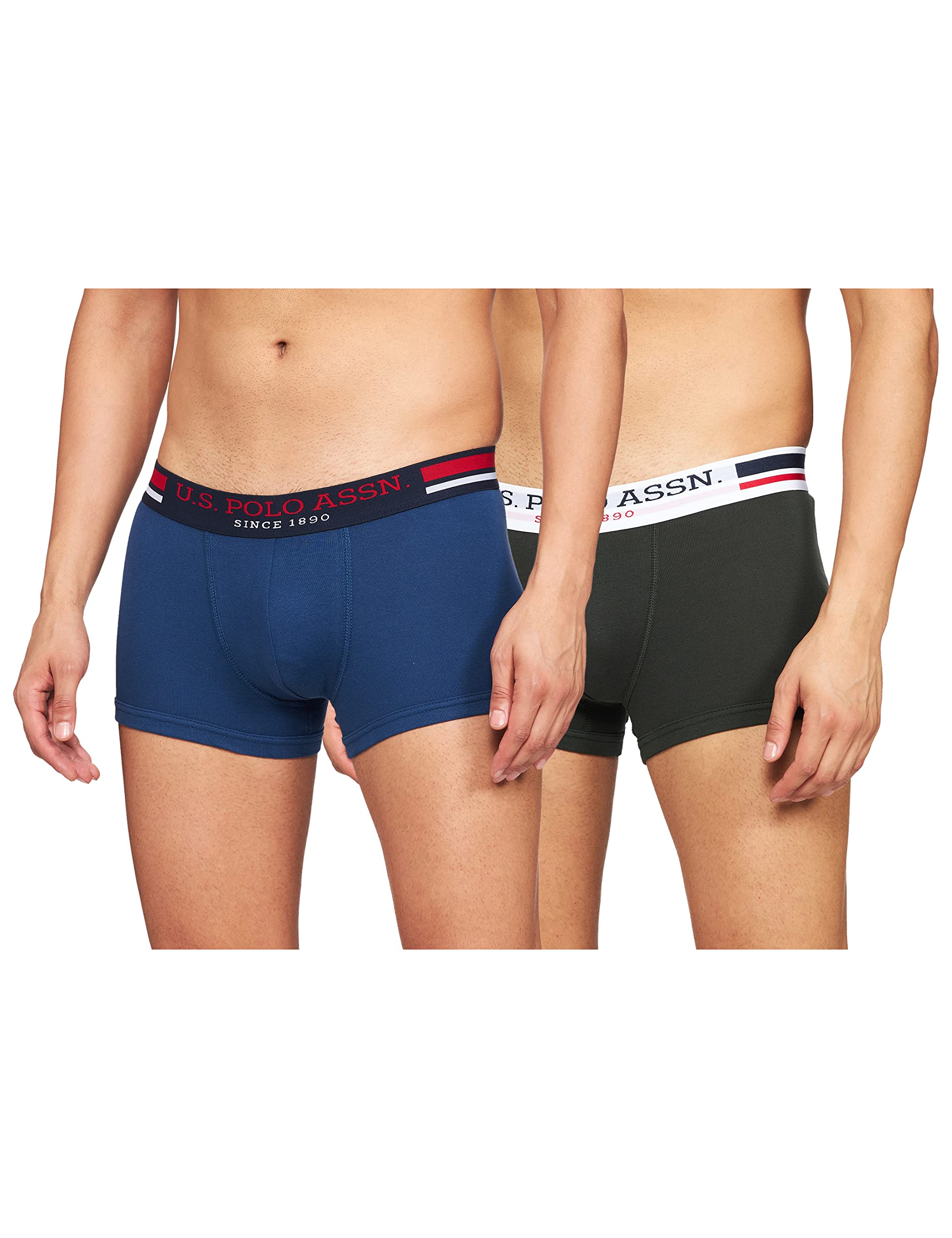 U.S. POLO ASSN Men's Anti-Microbial Cotton Boxer Briefs