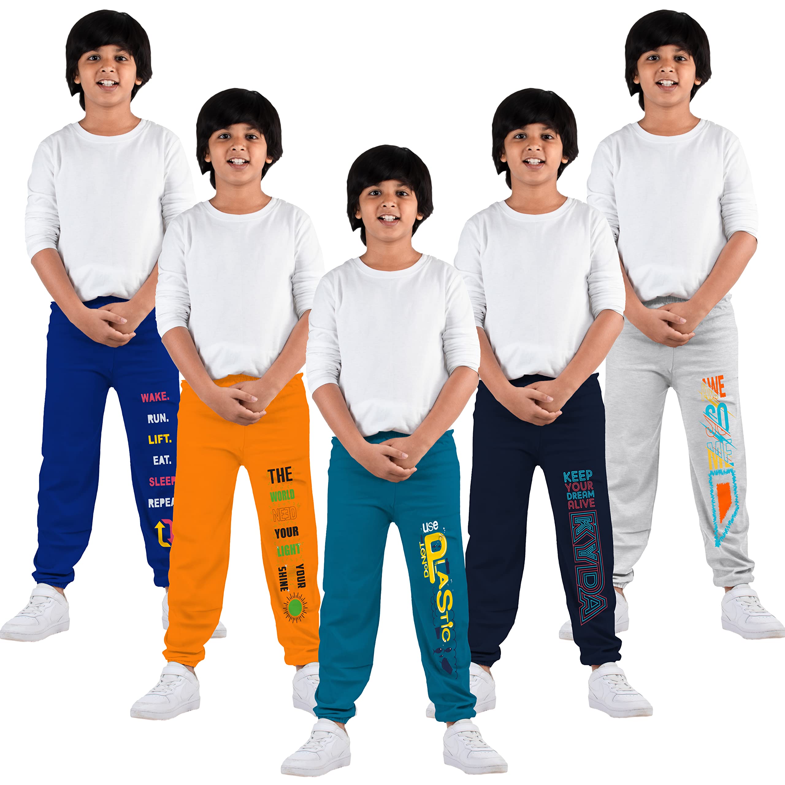 KYDA KIDS Boy Cotton Trackpant - Multicolor