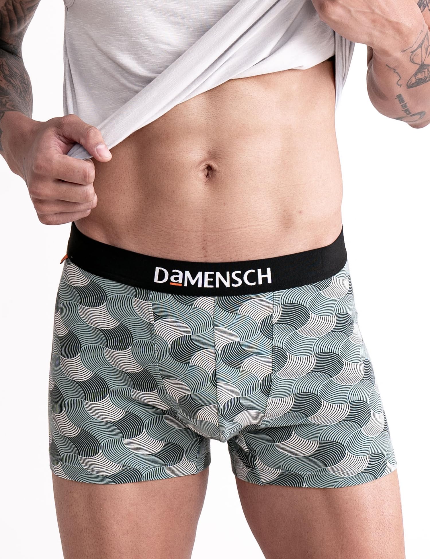 DAMENSCH Men's Printed Trunks - Cotton