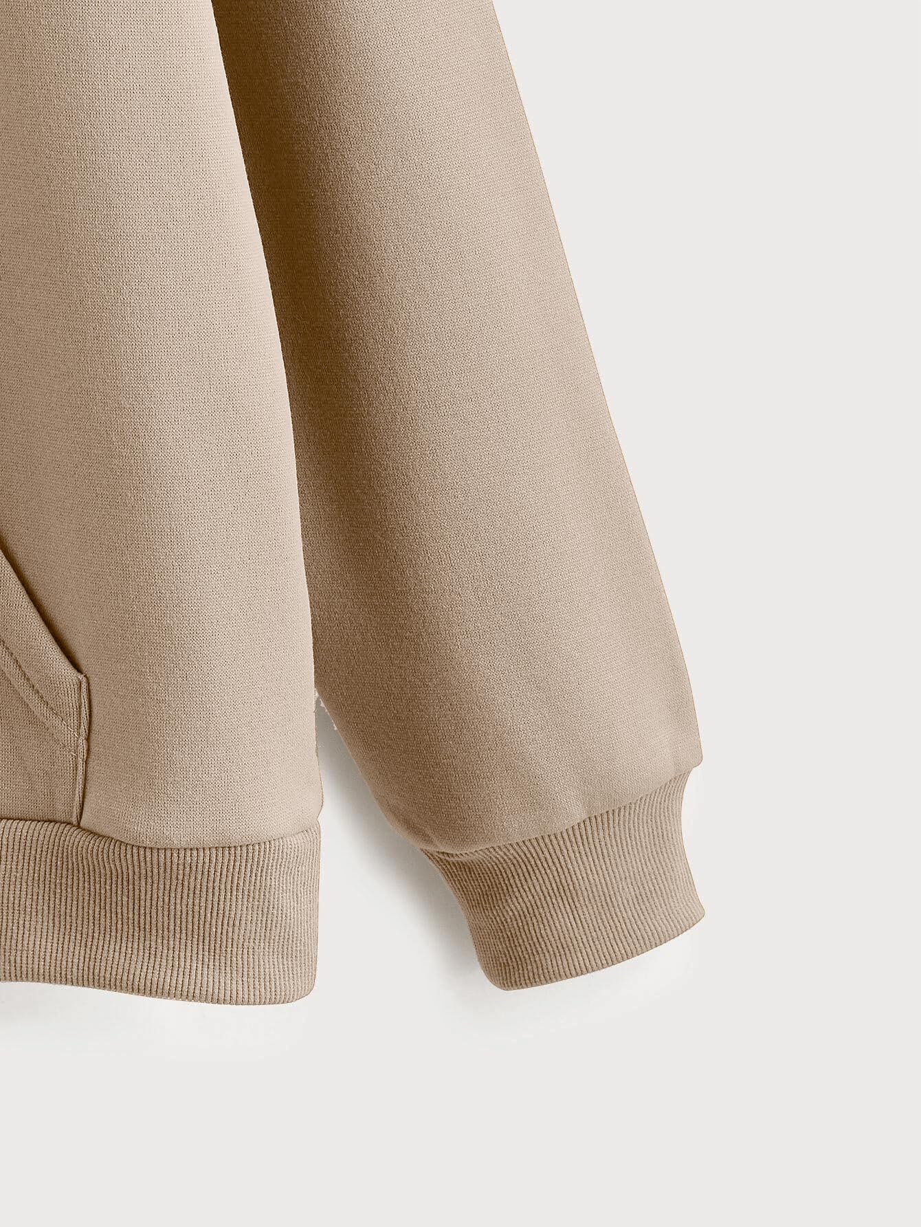 TAGAS Cotton Blend Sweatshirt for Women - Beige - Image 4