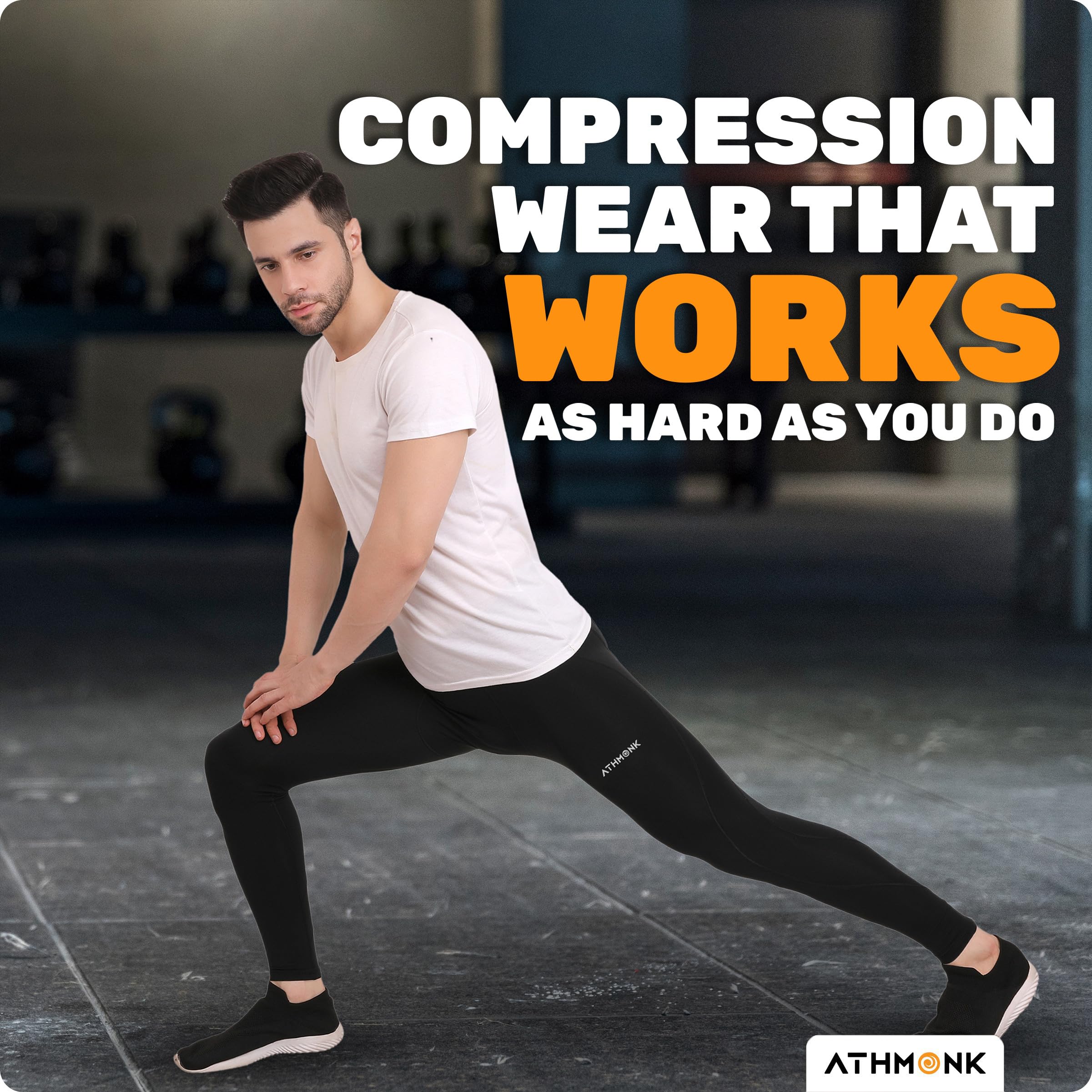Athmonk Compression Leggings for Men - Image 5