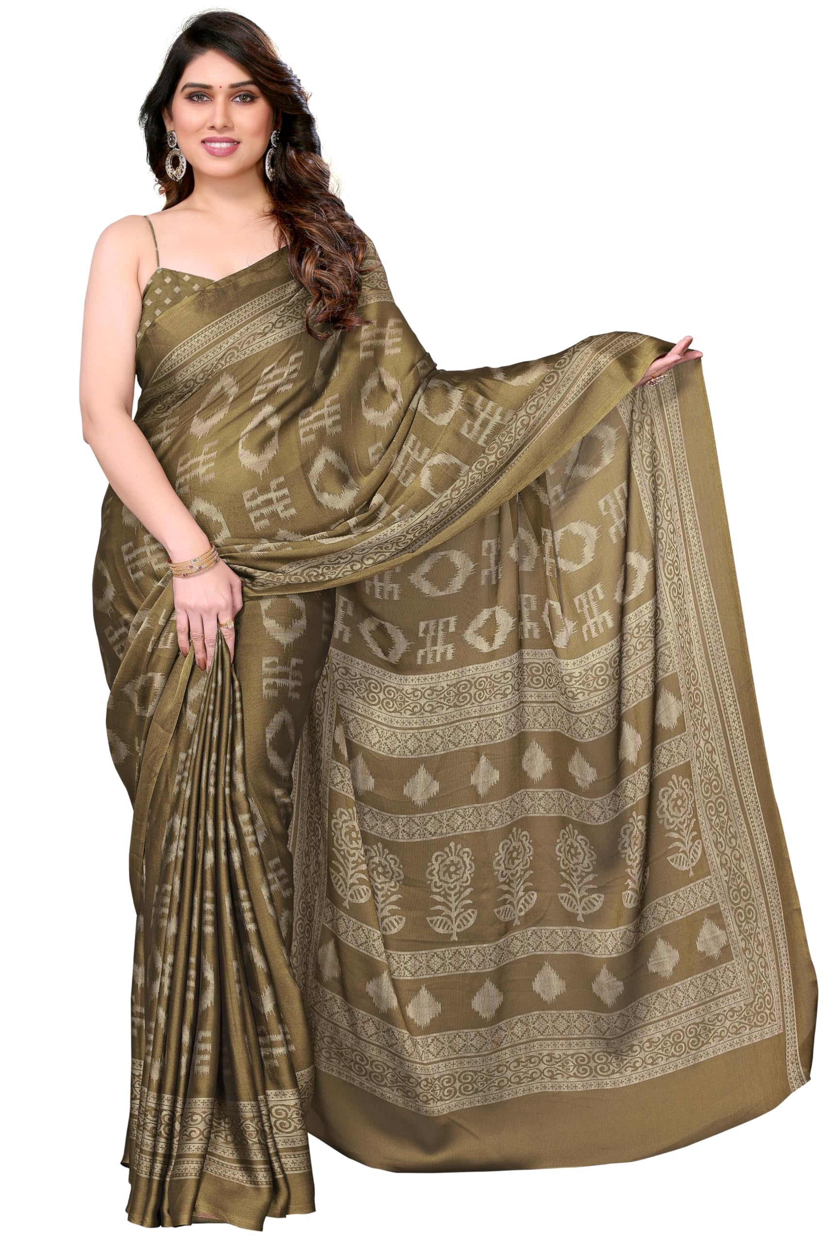 MIRCHI FASHION Chiffon Georgette Sarees for Women
