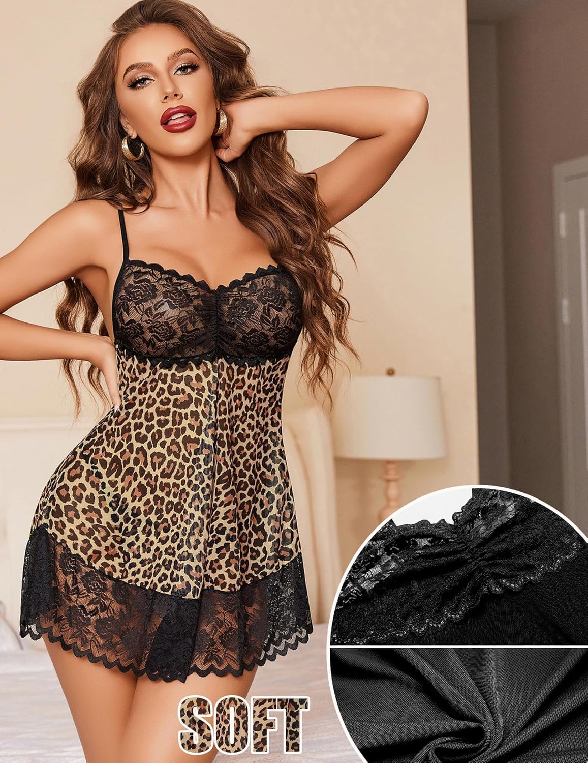 SSoShHub Lace Babydoll Lingerie Set - Image 5