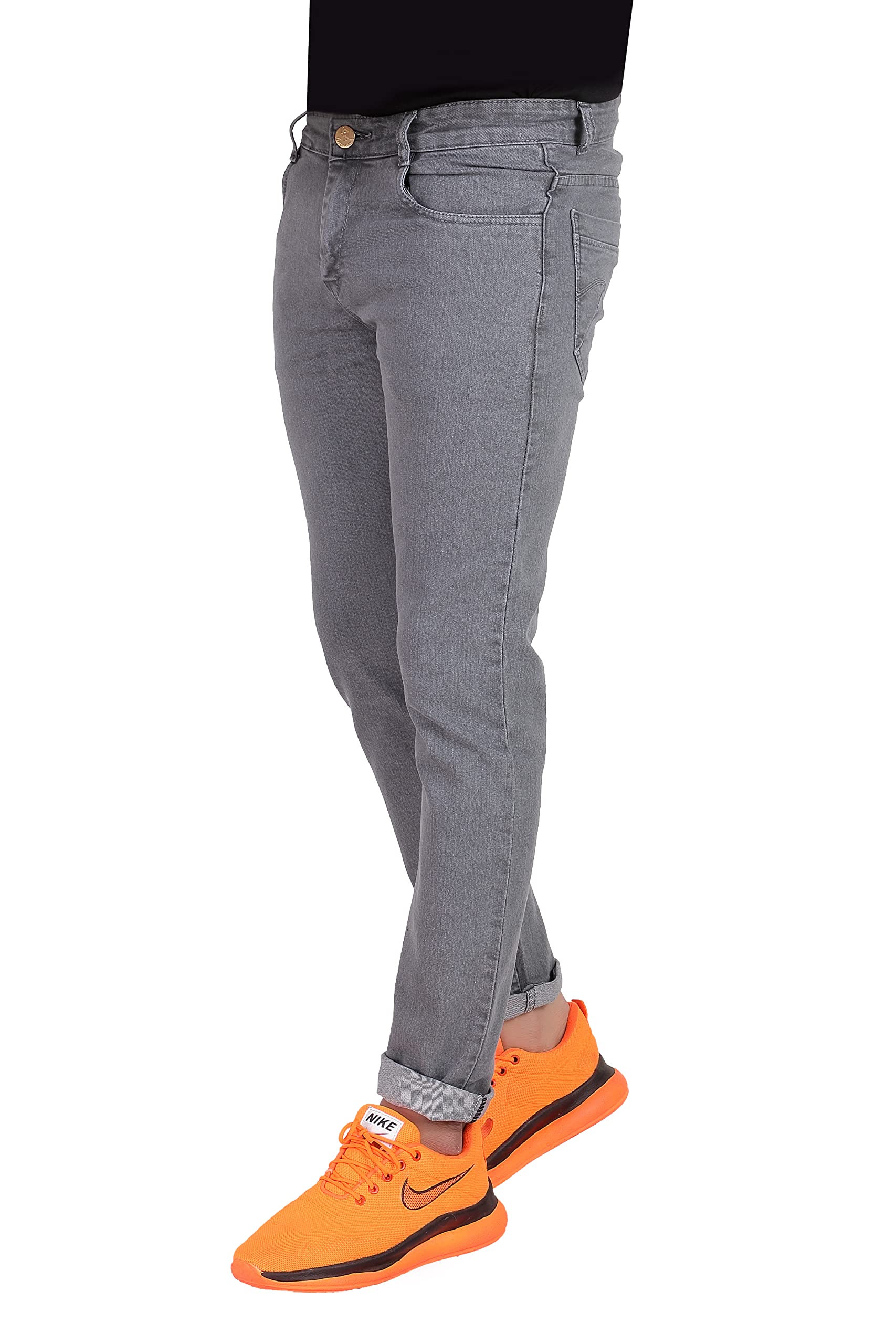 RAGZO Grey Slim Fit Jeans for Men - Image 2