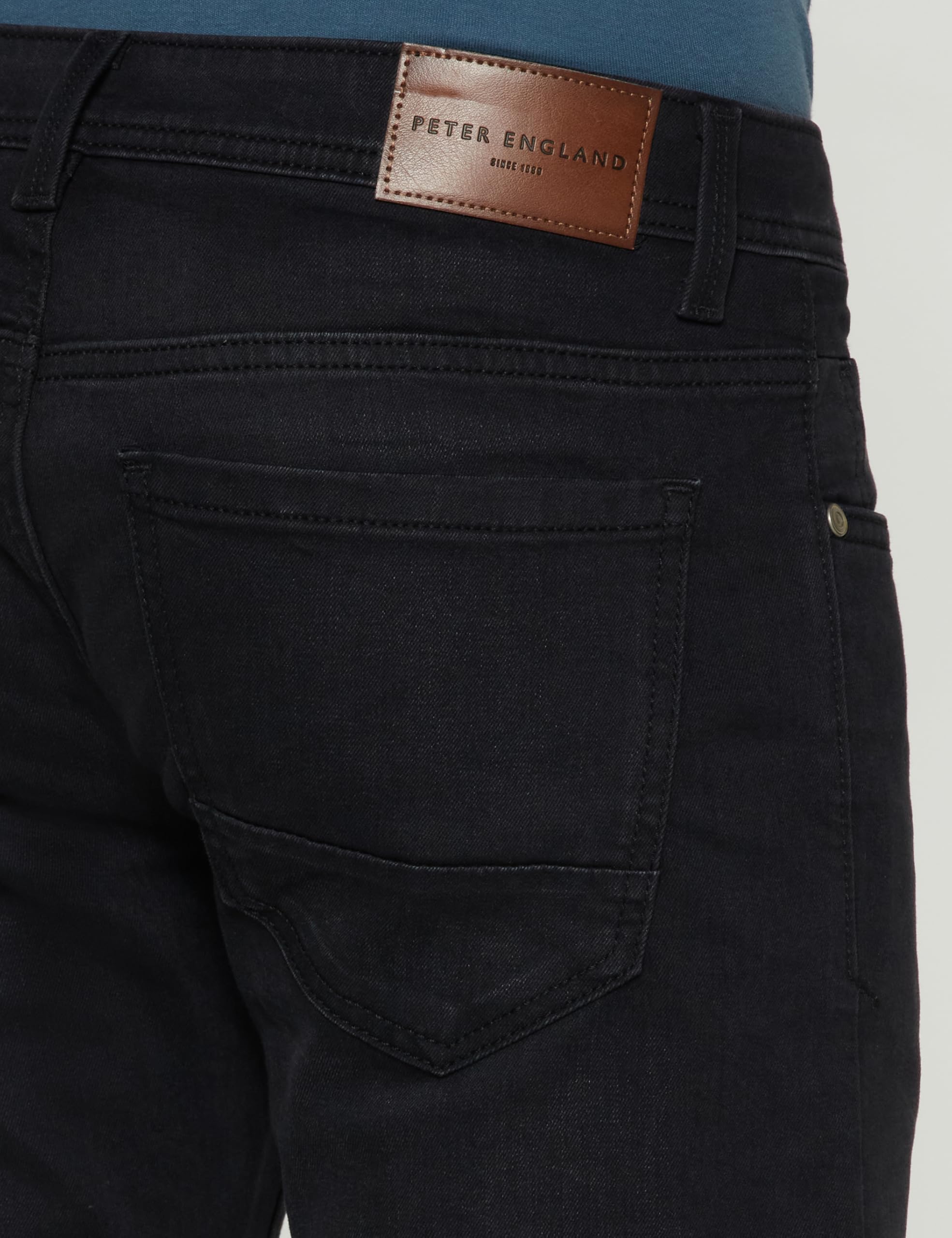 Peter England Men's Dark Navy Jeans - Image 5