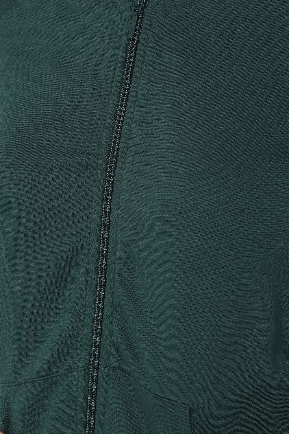 Allen Solly Women's Green Hooded Sweatshirt - Image 5