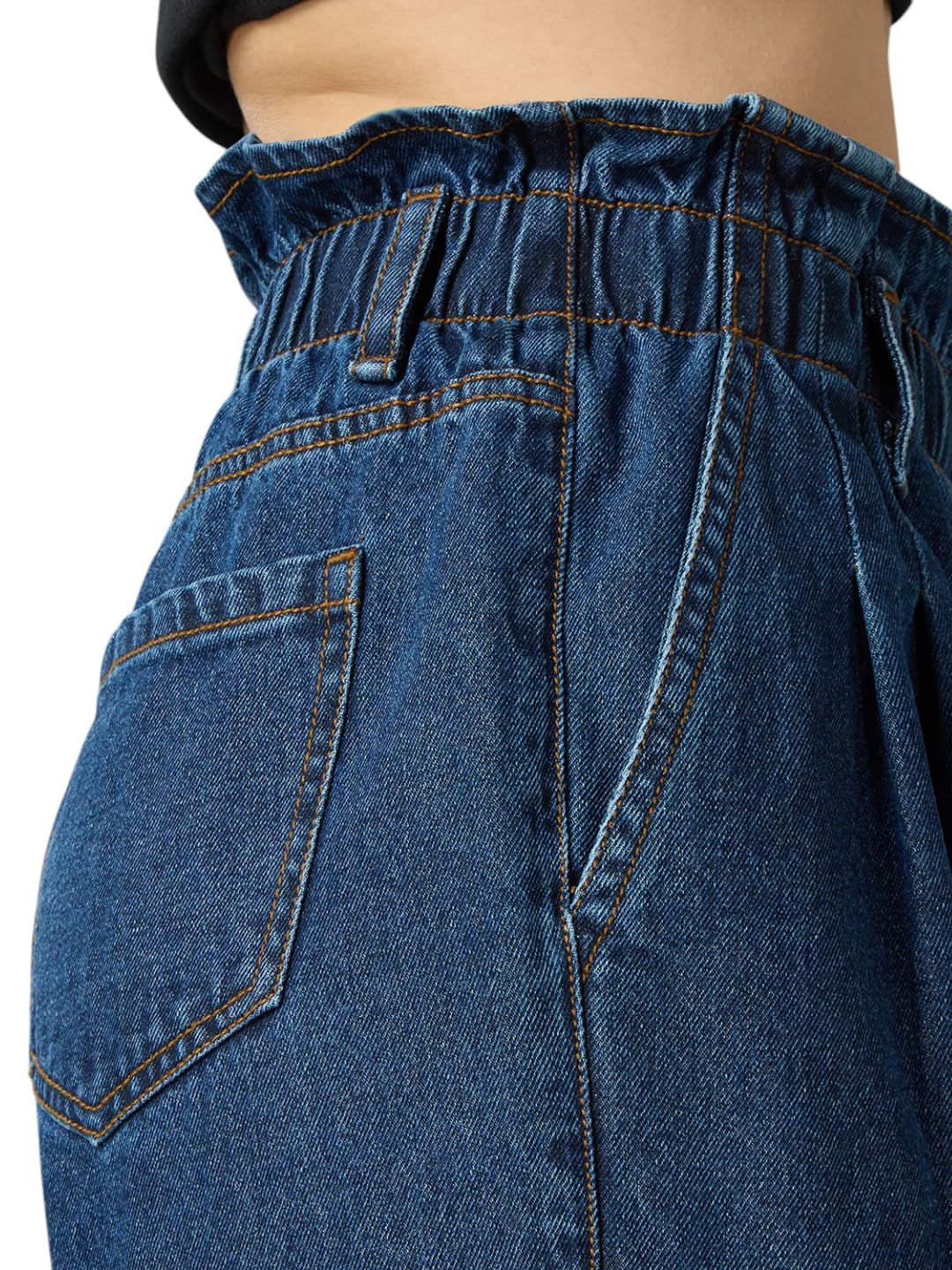 AKA Chic Tapered Fit Jeans for Women - Blue - Image 5