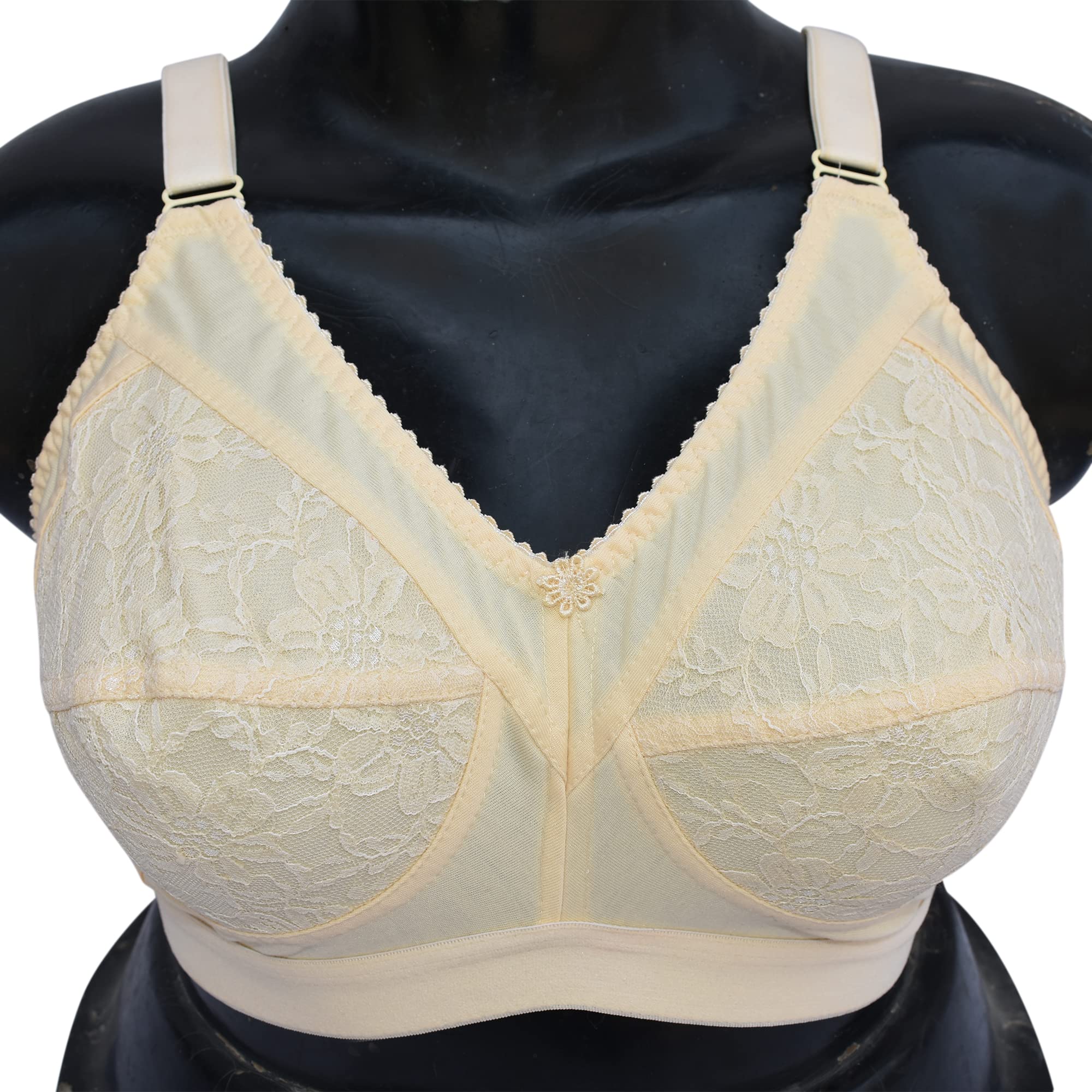 NINTEEN-69 Women's Cotton Bra - Skin - Image 4