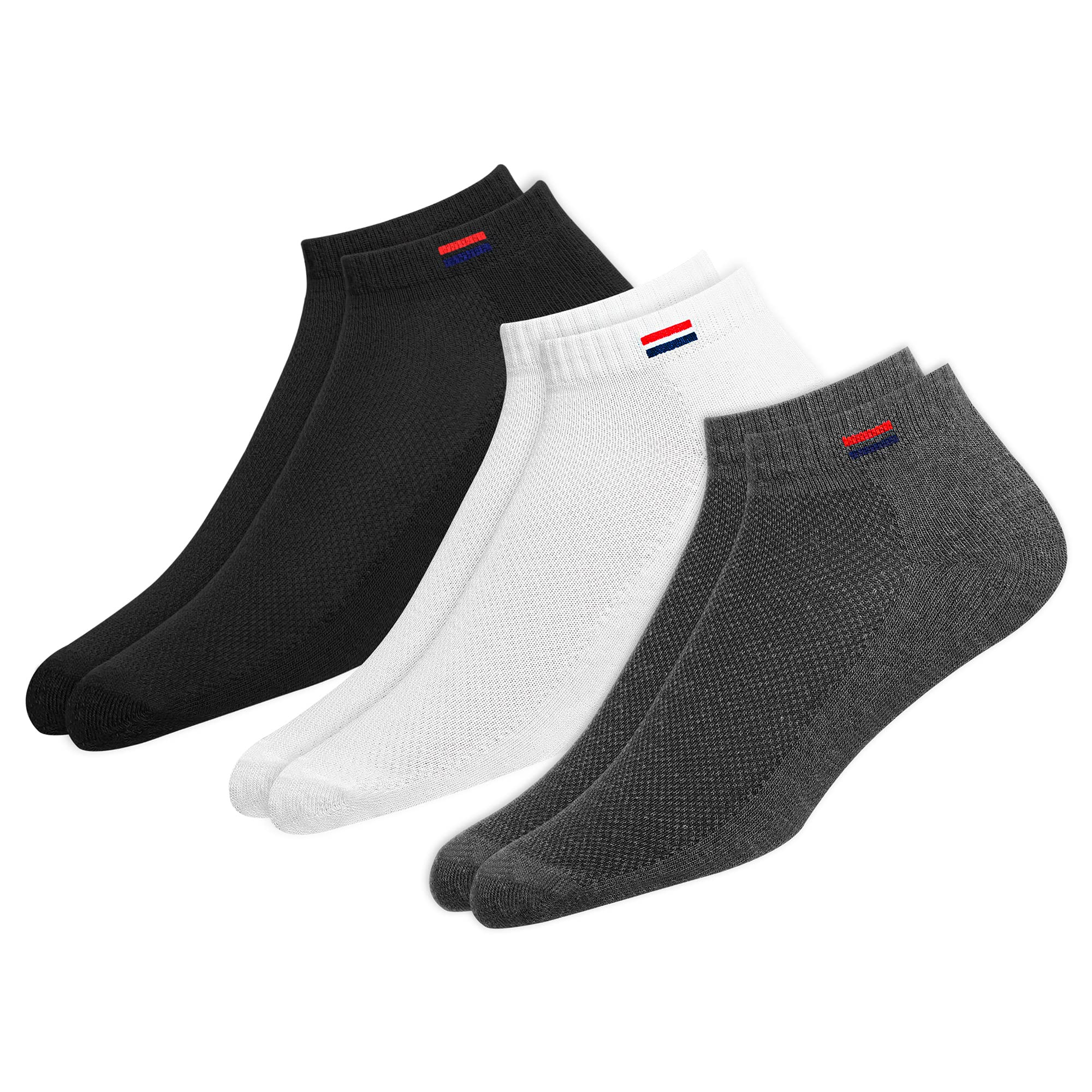 NAVYSPORT Men's Navy Blue Ankle Length Cotton Socks