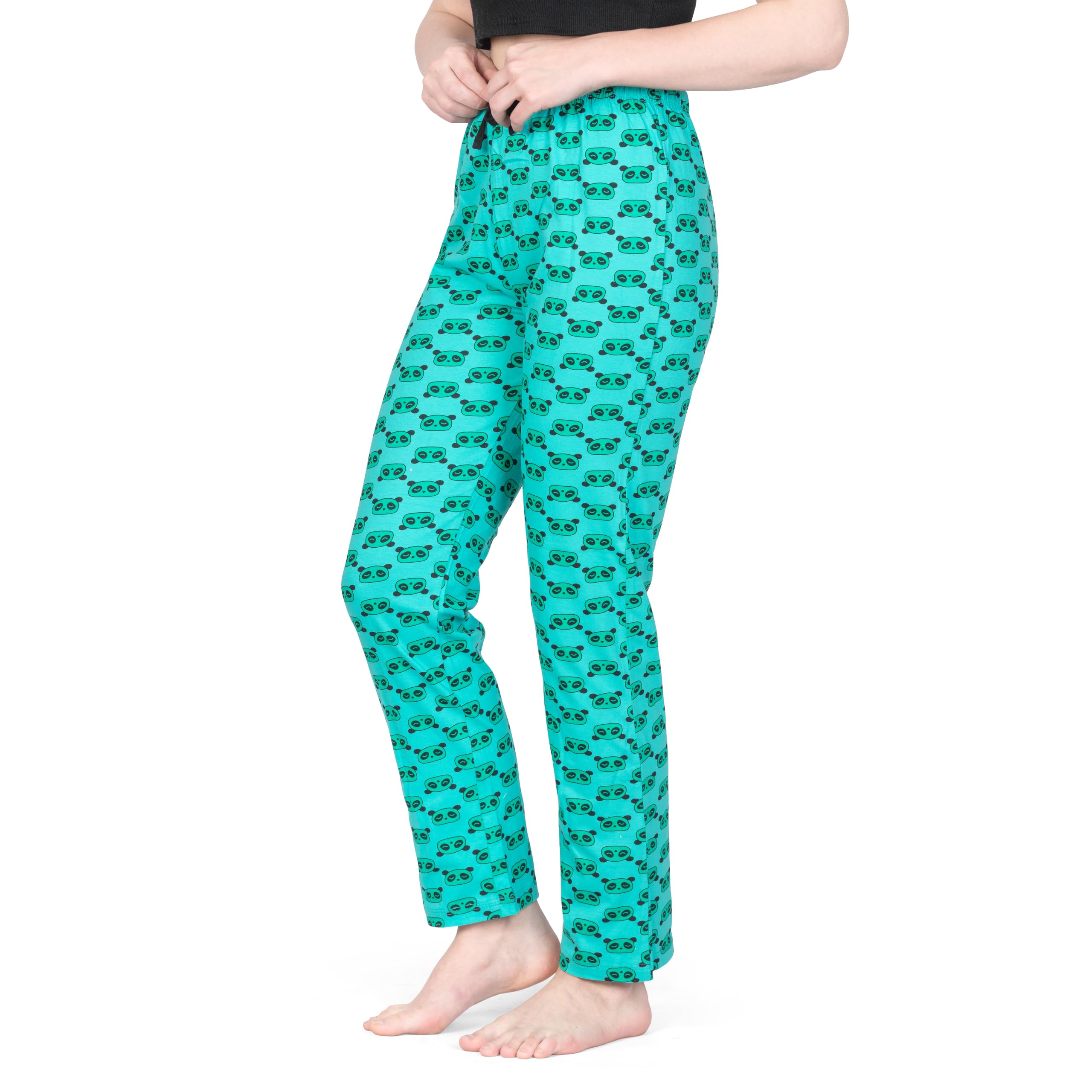 Comfy Real Basics Women's Multicolor Printed Cotton Pyjamas - Image 4