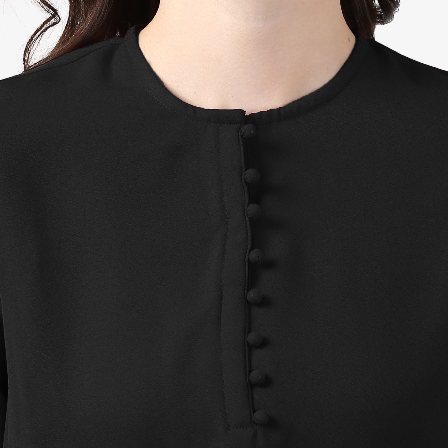 Urban Fab Women's Rayon Kurti - Black - Image 3