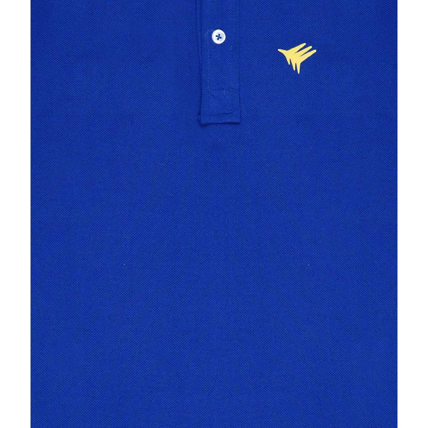 Cloth Theory Kid's Solid Polo T-Shirt - Royal Blue - Image 5