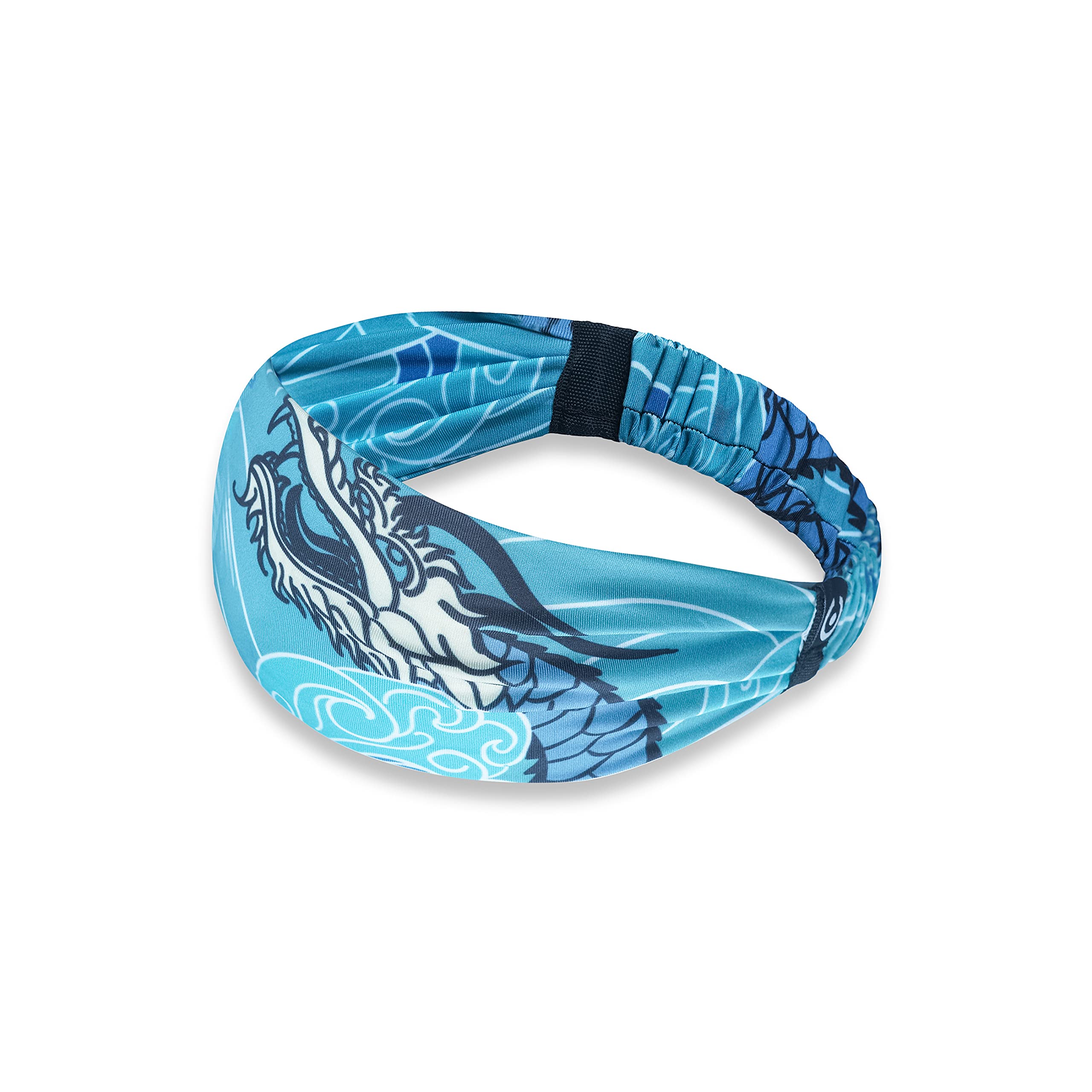 Coreteq Calm Blue Sports Headband for Men & Women - Image 3